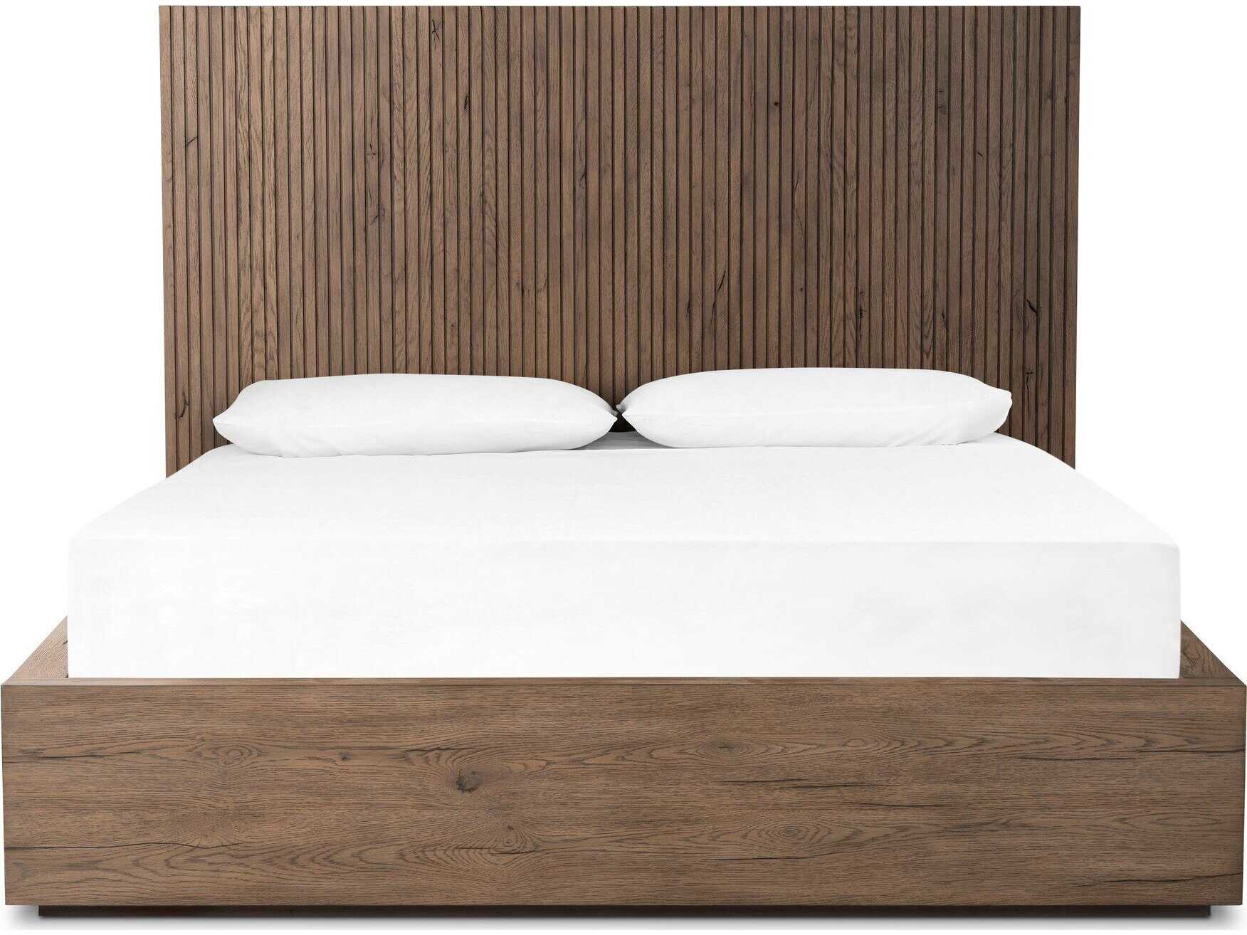 Four Hands Bina Leo Rustic Grey Queen Bed