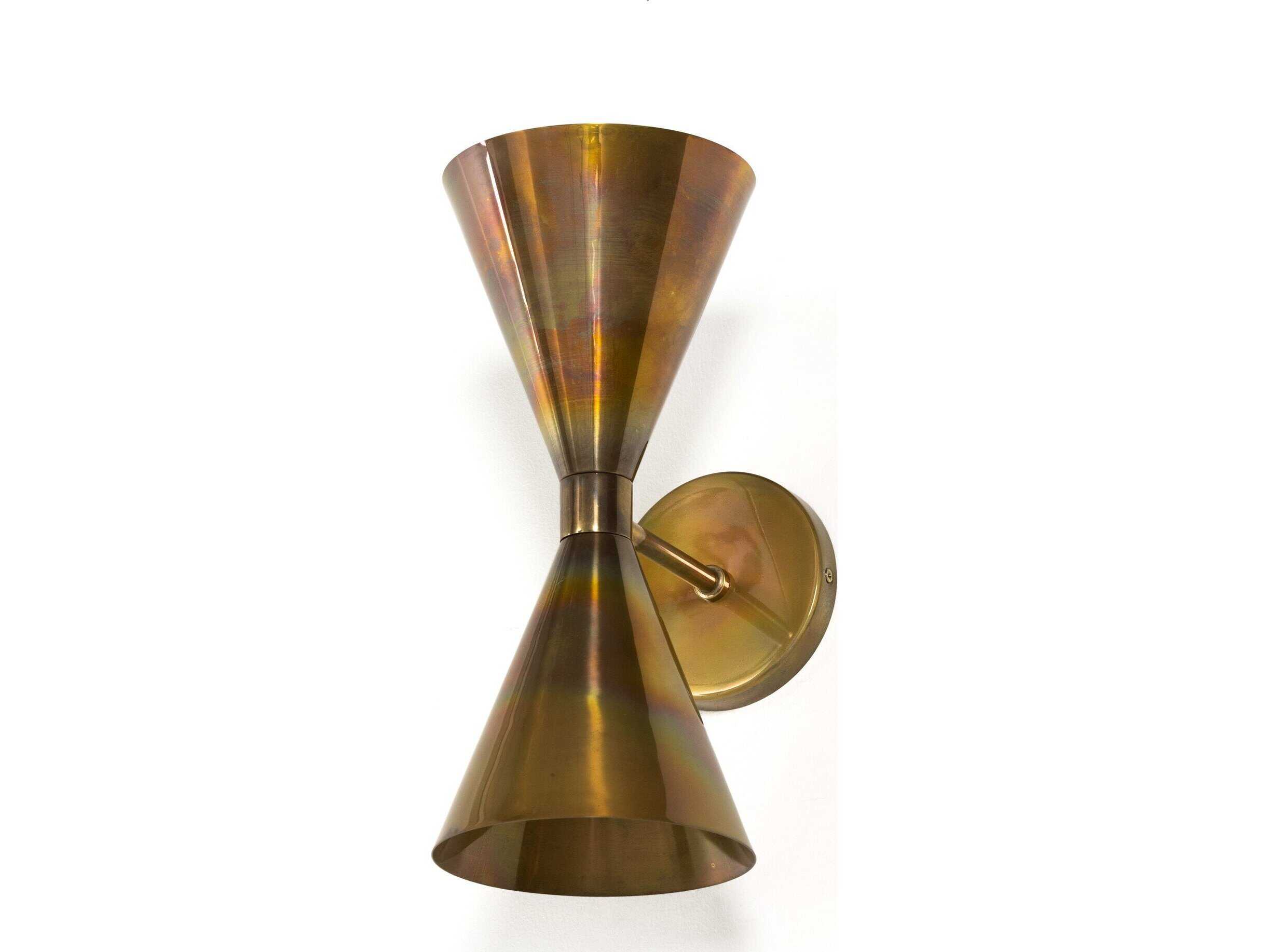 Four Hands Camden Clement Burnt Brass  Sconce