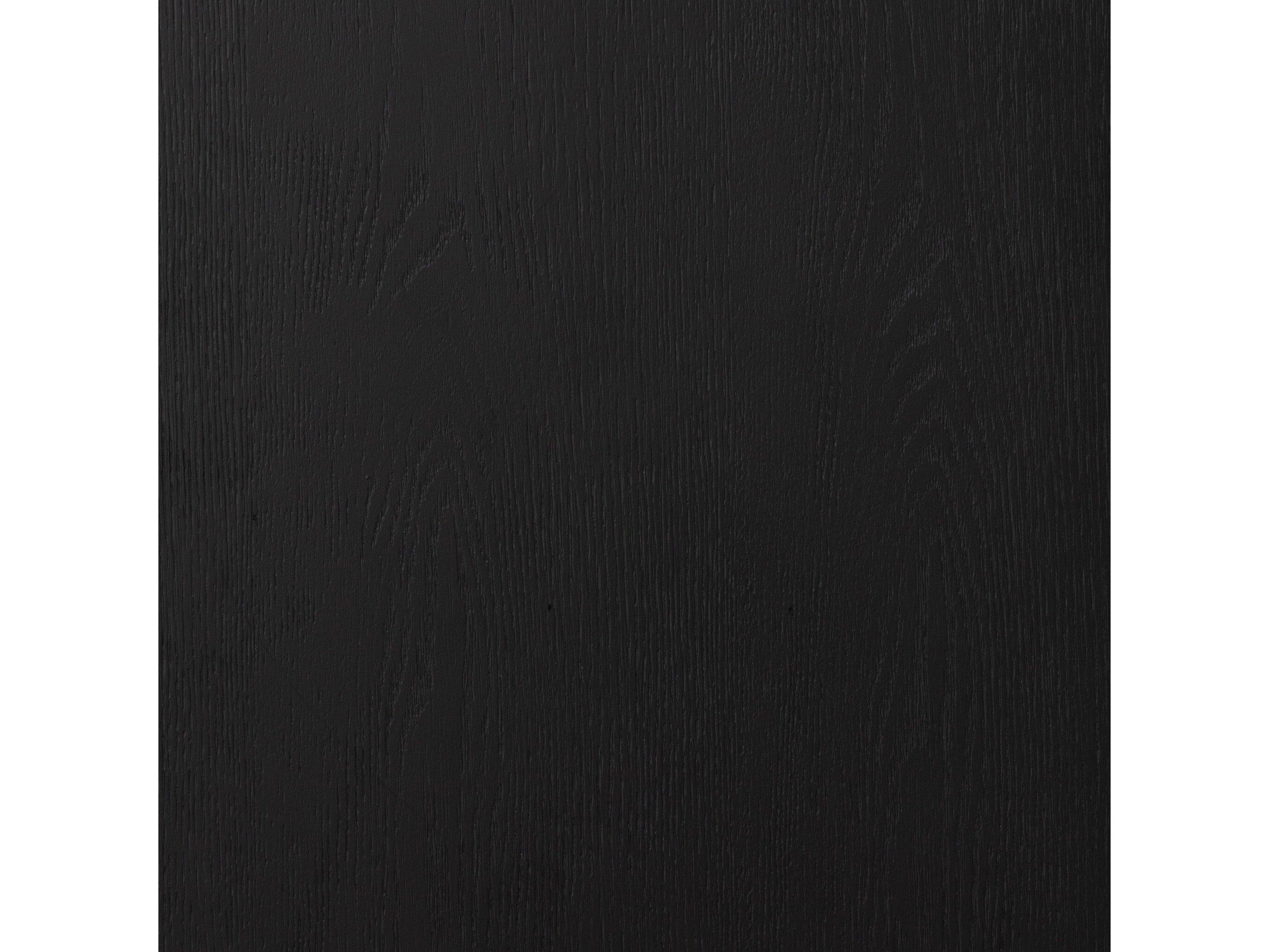 Four Hands Irondale Millie 78" Oak Wood Tempered Glass Drifted Black Media Console