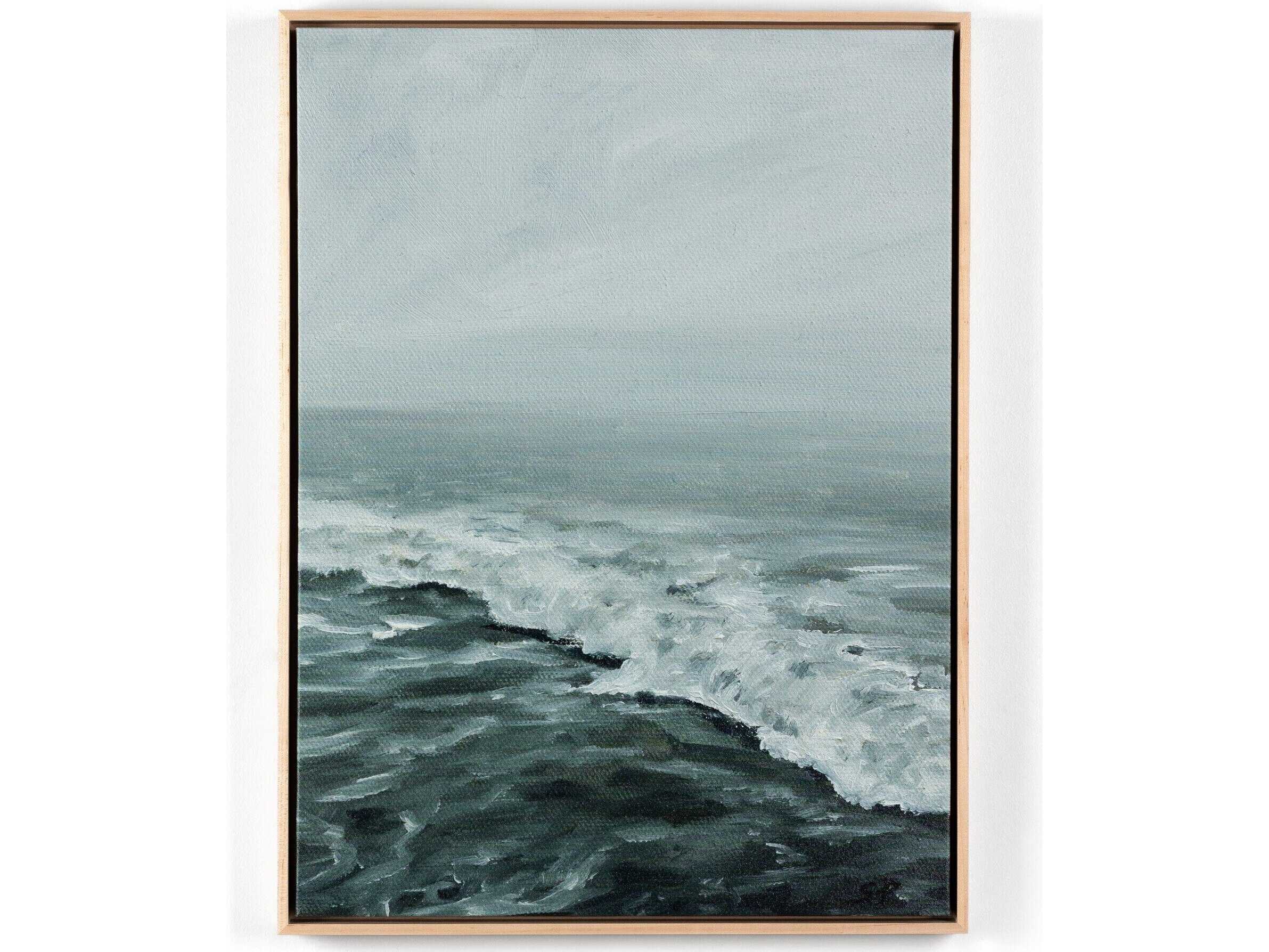 Four Hands Art Studio Morning Waves By Shaina Page Print / Painting