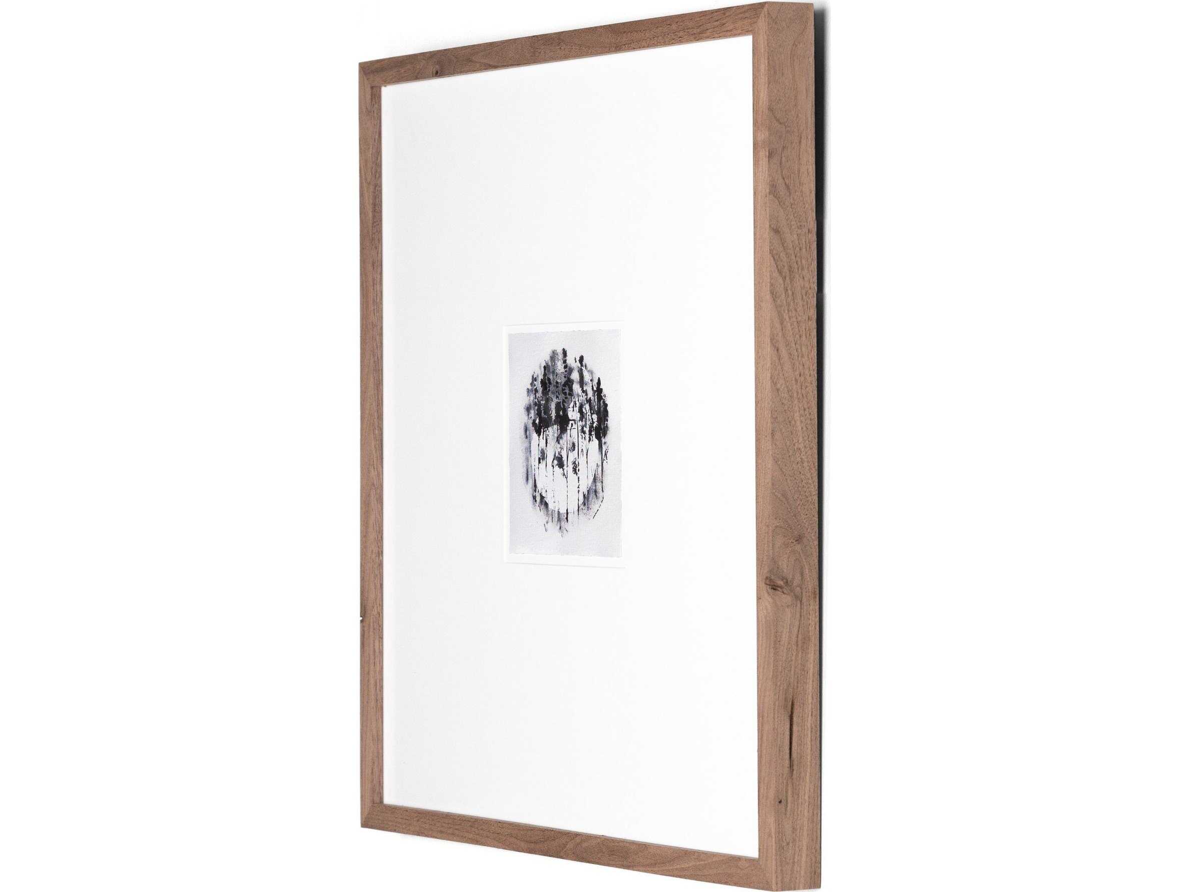 Four Hands Art Studio Through The Trees I by Santhosh Ch Rustic Walnut  Canvas Wall Art