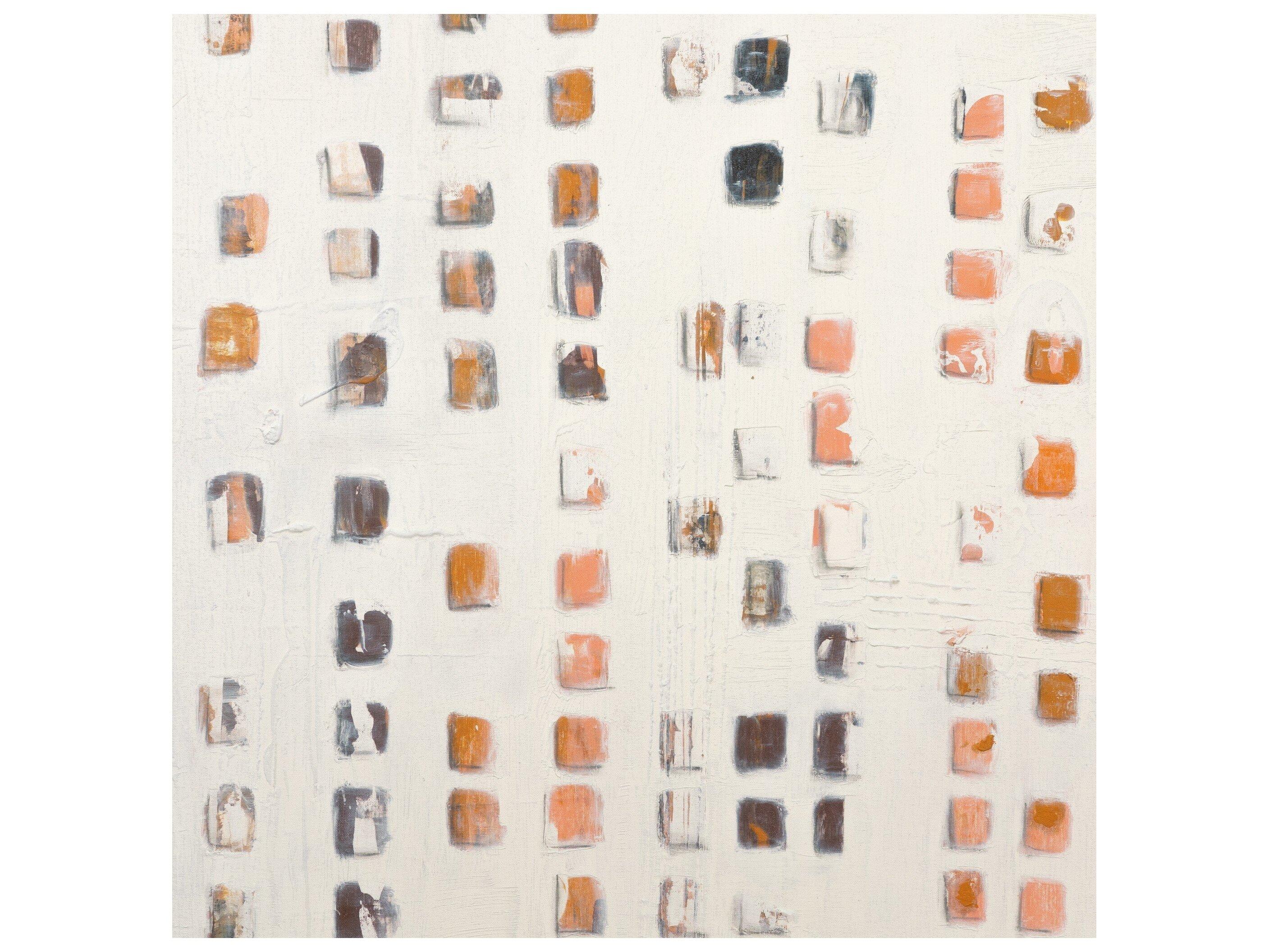 Four Hands Art Studio Bento Box by Jamie Beckwith Rustic Walnut Floater  Canvas Wall Art