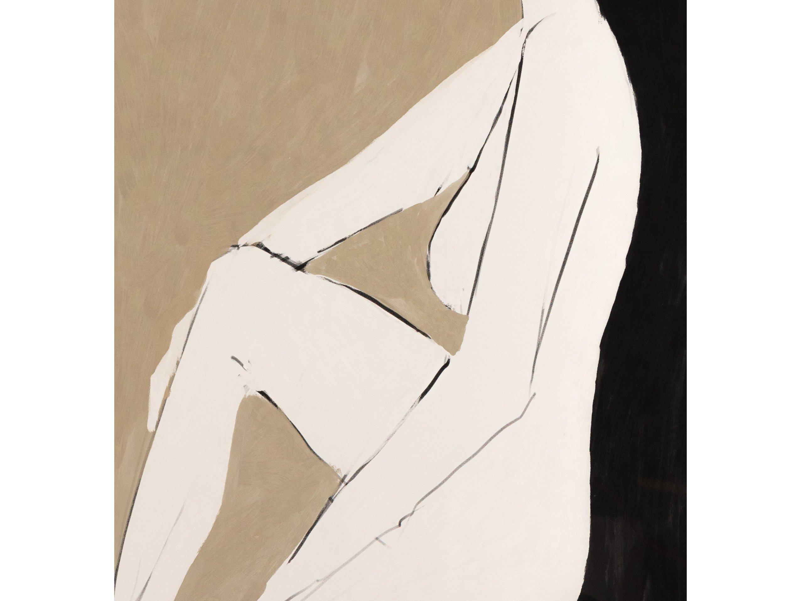 Four Hands Art Studio Chill by Dan Hobday Rustic Walnut  Canvas Wall Art