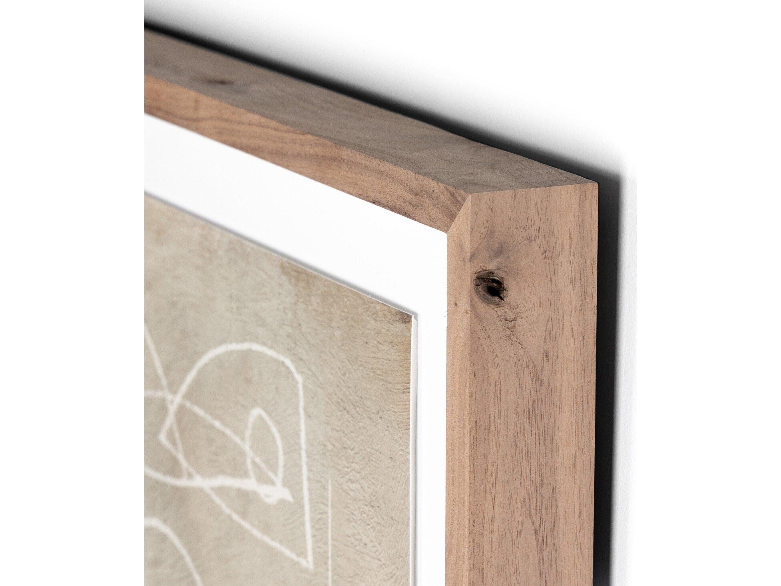 Four Hands Art Studio Change by Dan Hobday Rustic Walnut  Canvas Wall Art