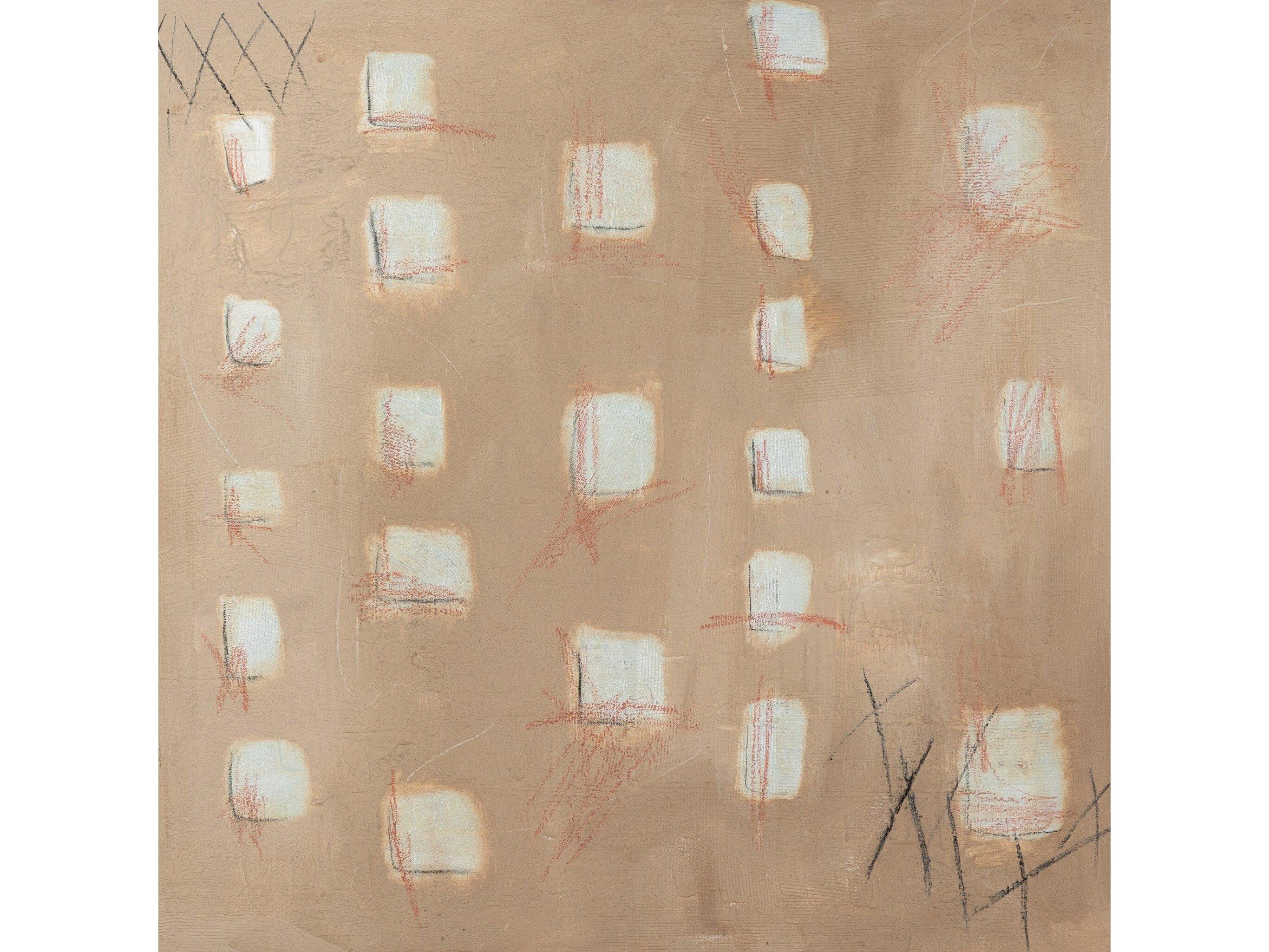 Four Hands Art Studio Cinnamon Billet by Jamie Beckwith Natural Maple Floater  Canvas Wall Art