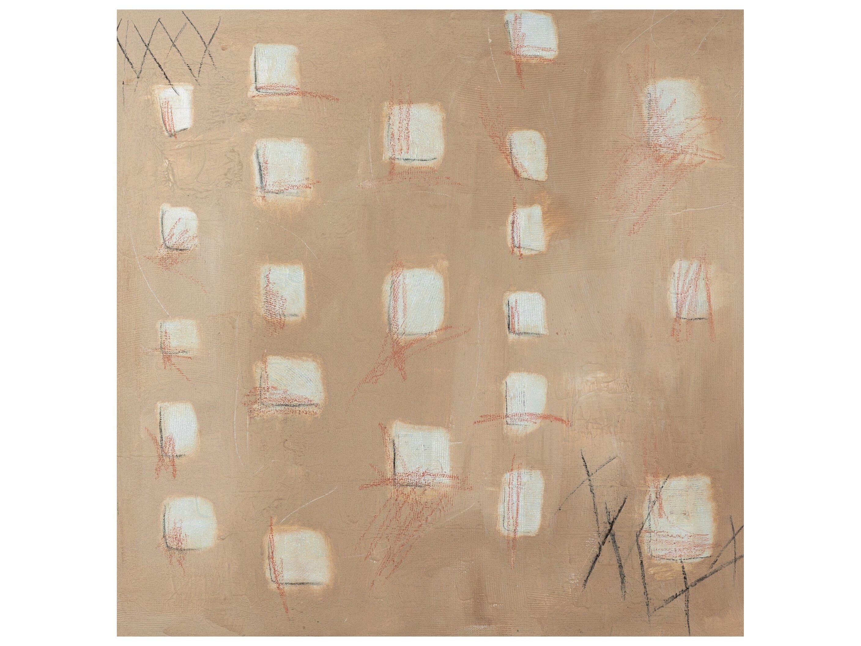 Four Hands Art Studio Cinnamon Billet by Jamie Beckwith Natural Maple Floater  Canvas Wall Art