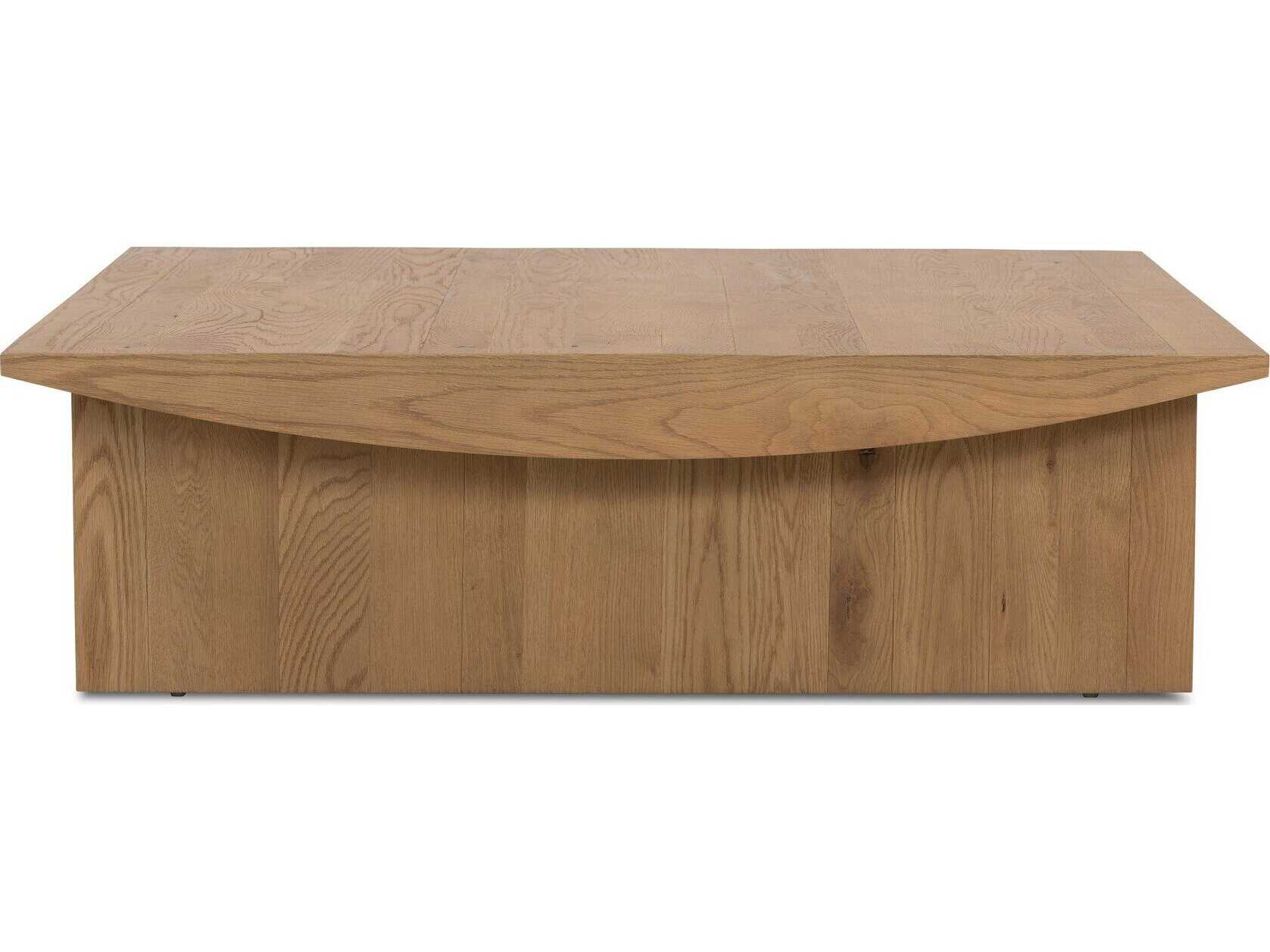 Four Hands Barton Pickford Square Coffee Table Dusted Oak Veneer Square Wood Square Coffee Table