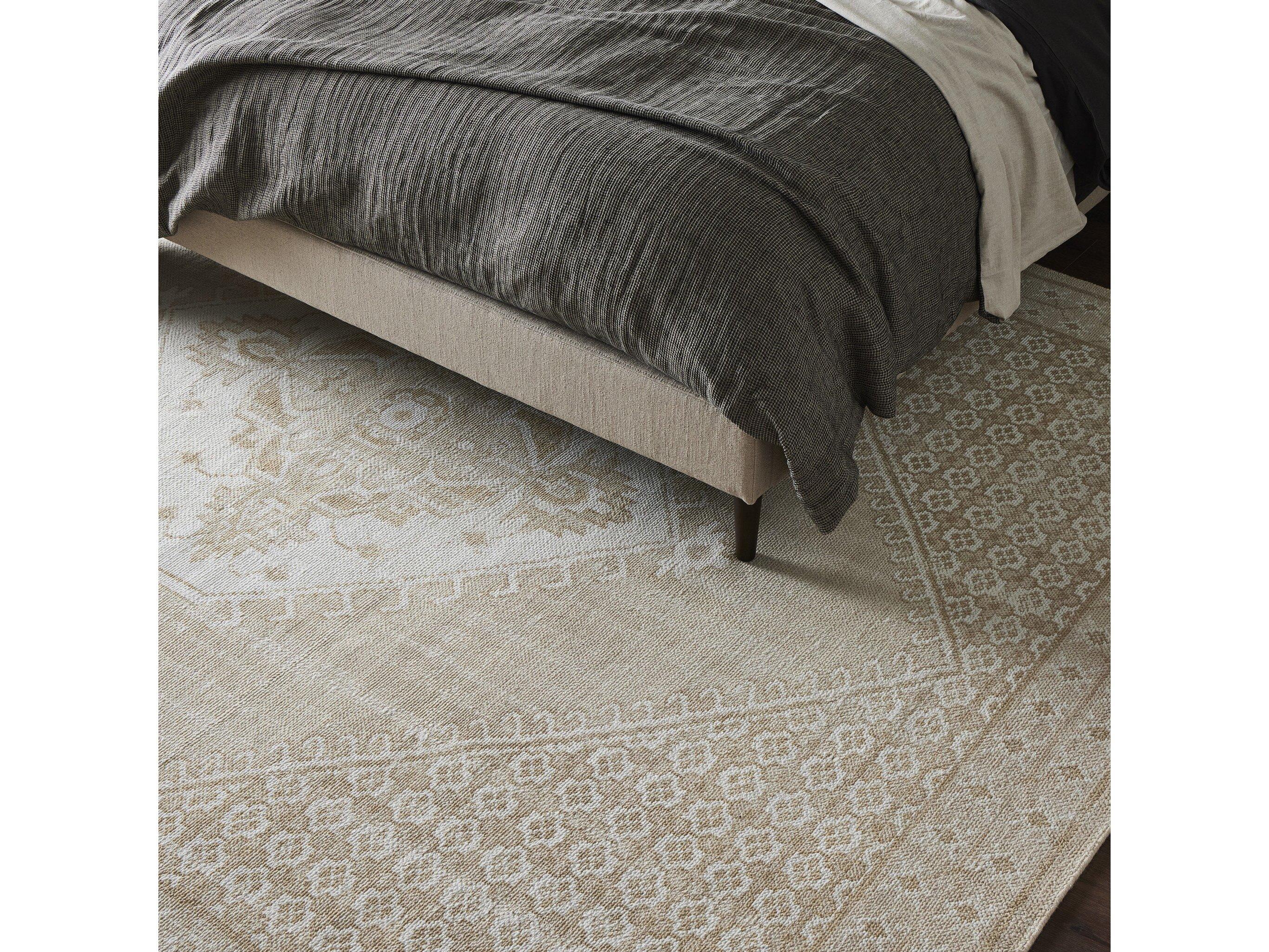 Four Hands Arwen Deluca Banded Cream Rug