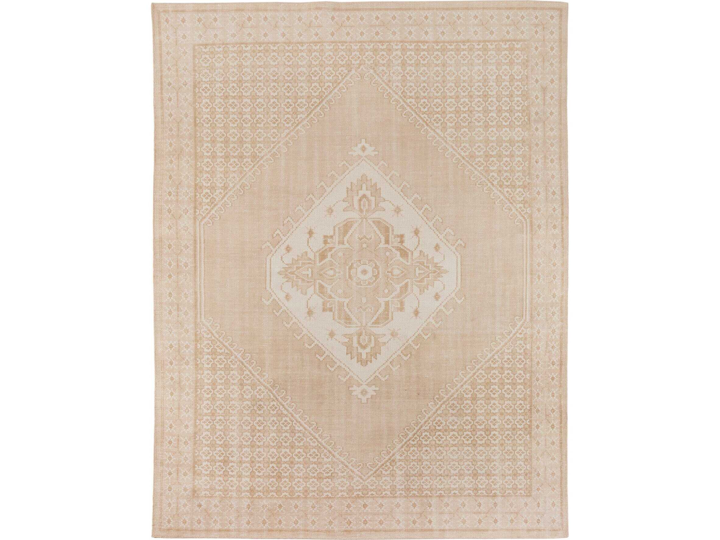 Four Hands Arwen Deluca Banded Cream Rug