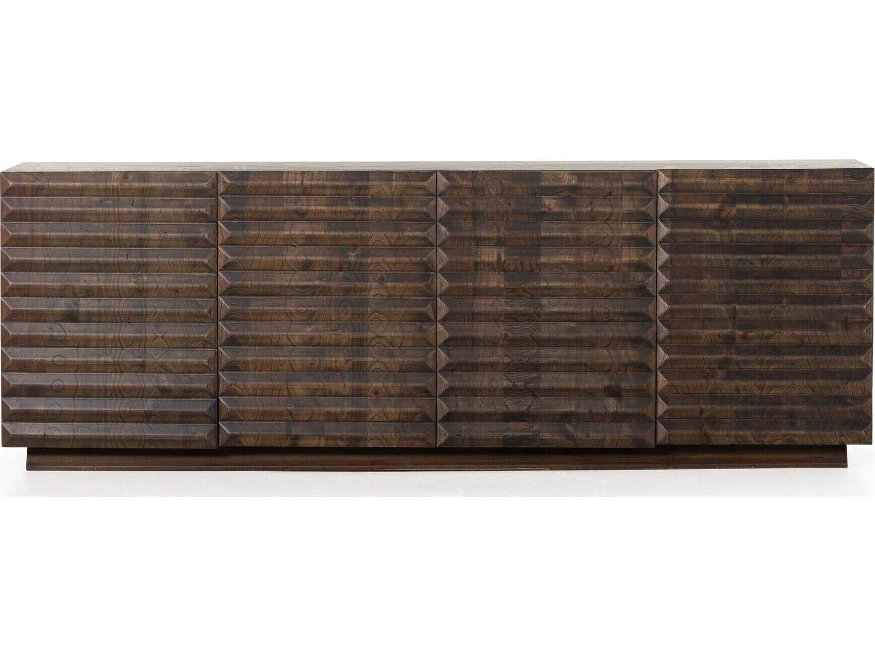 Four Hands Aiden Tussac Matte Brown Neem Media Console