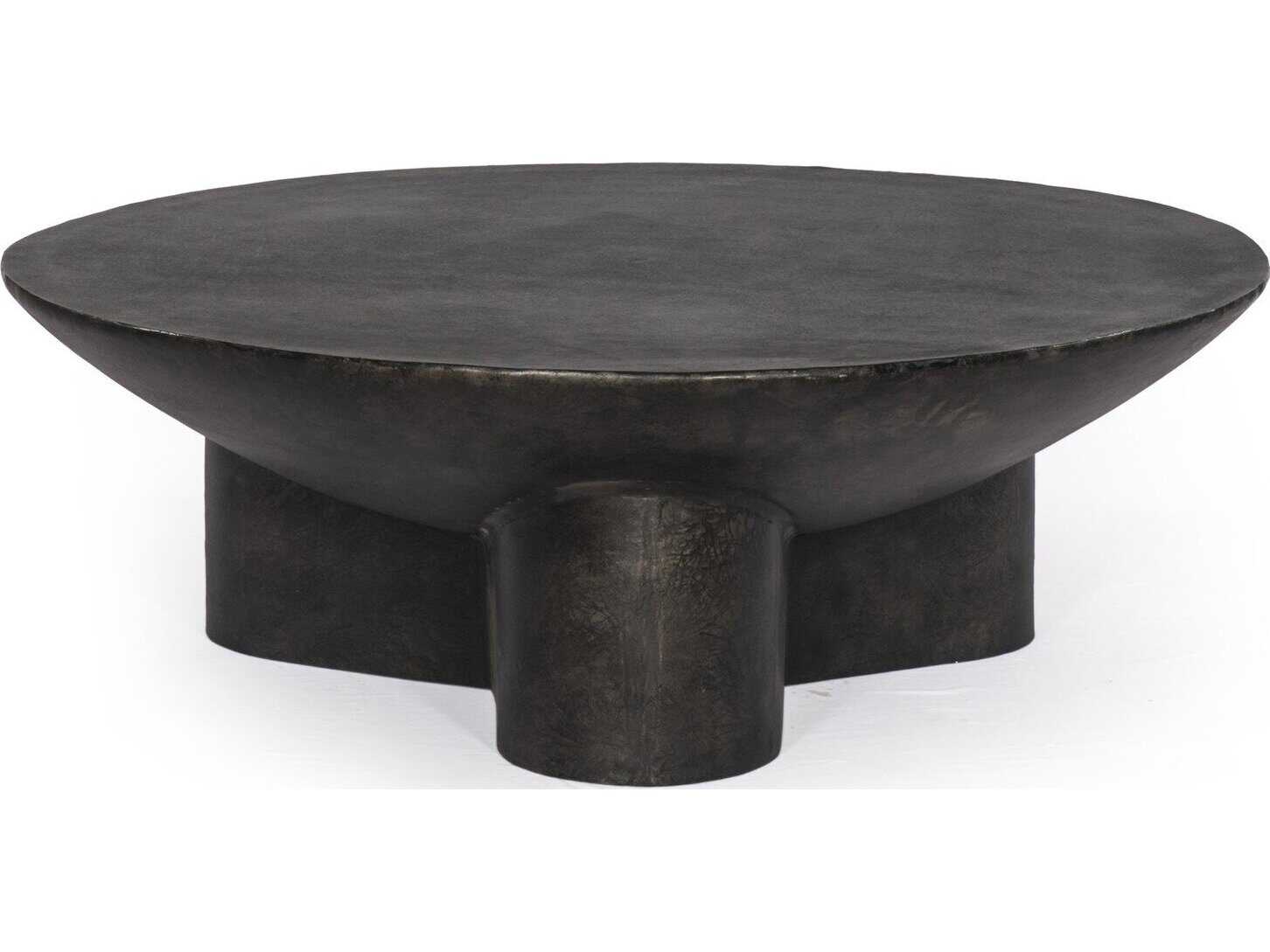Four Hands Marlow Sante Raw Black Coffee Table