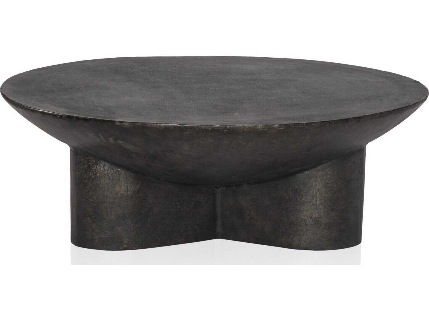 Four Hands Marlow Sante Raw Black Coffee Table