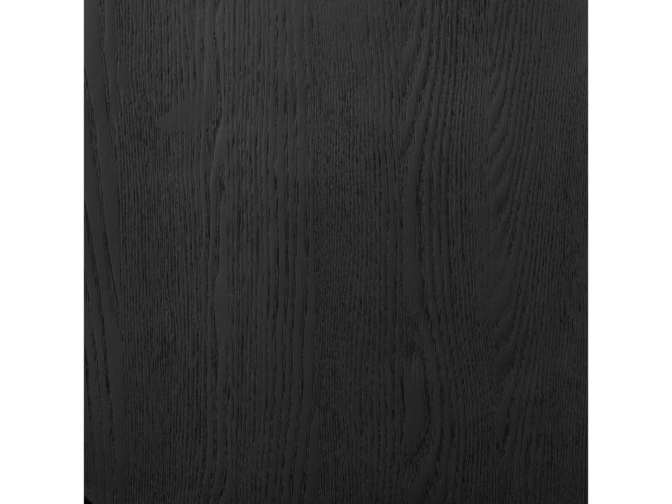 Four Hands Keston Connor Ash Wood Black Side Dining Chair