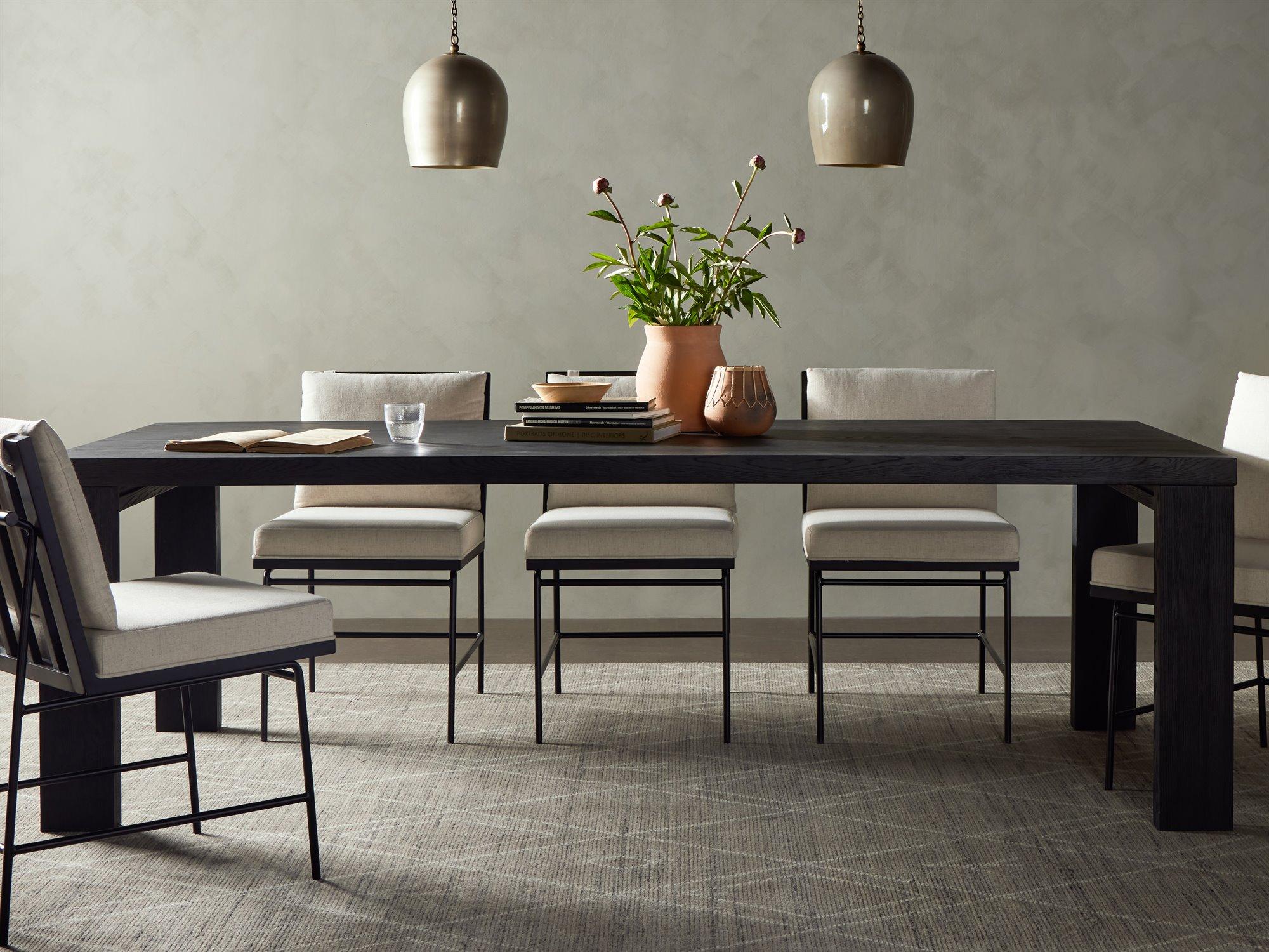 Four Hands Irondale Oak Wood Dining Room Set