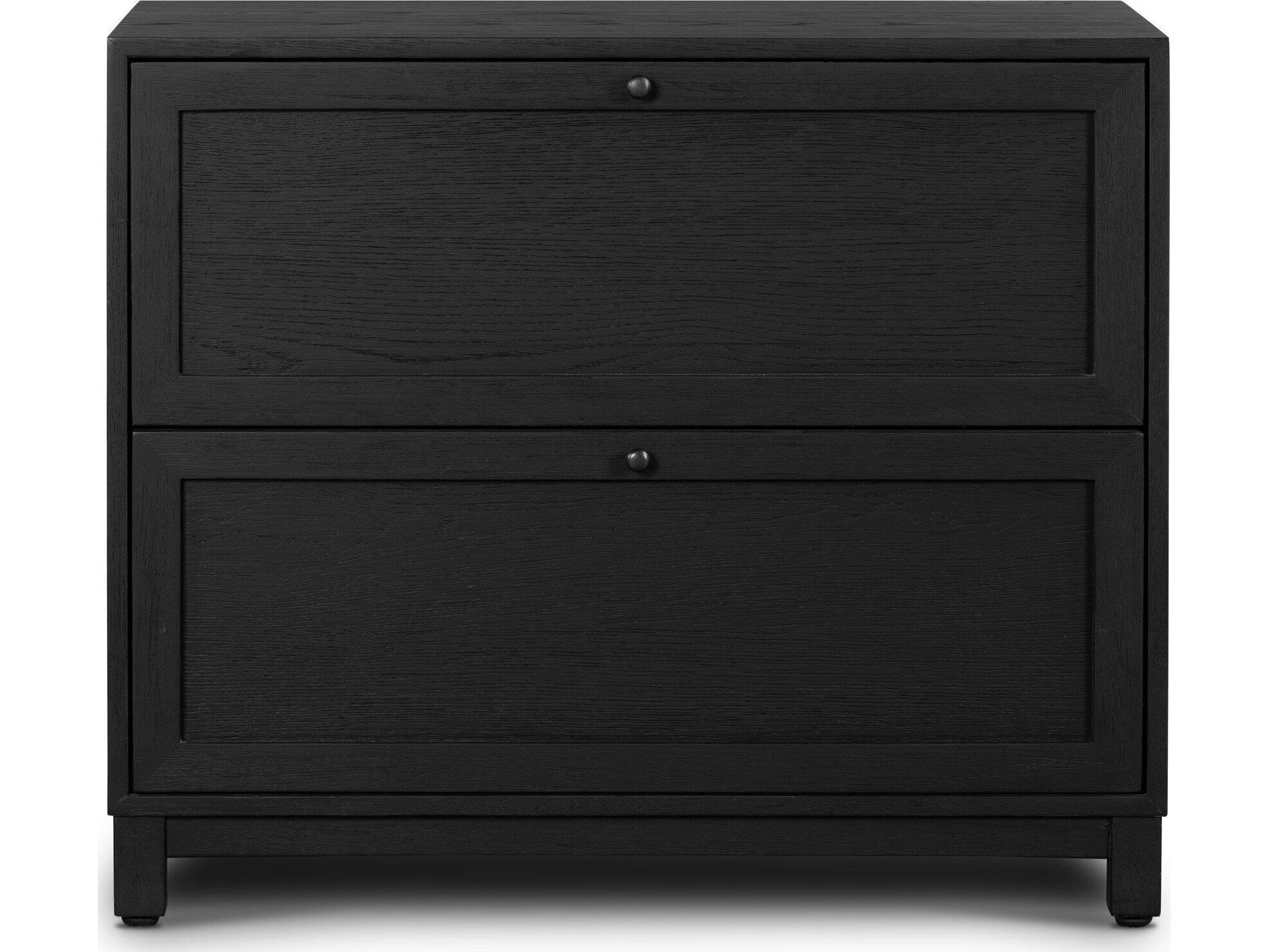Four Hands Irondale Millie 2-Drawers Oak Wood Nightstand