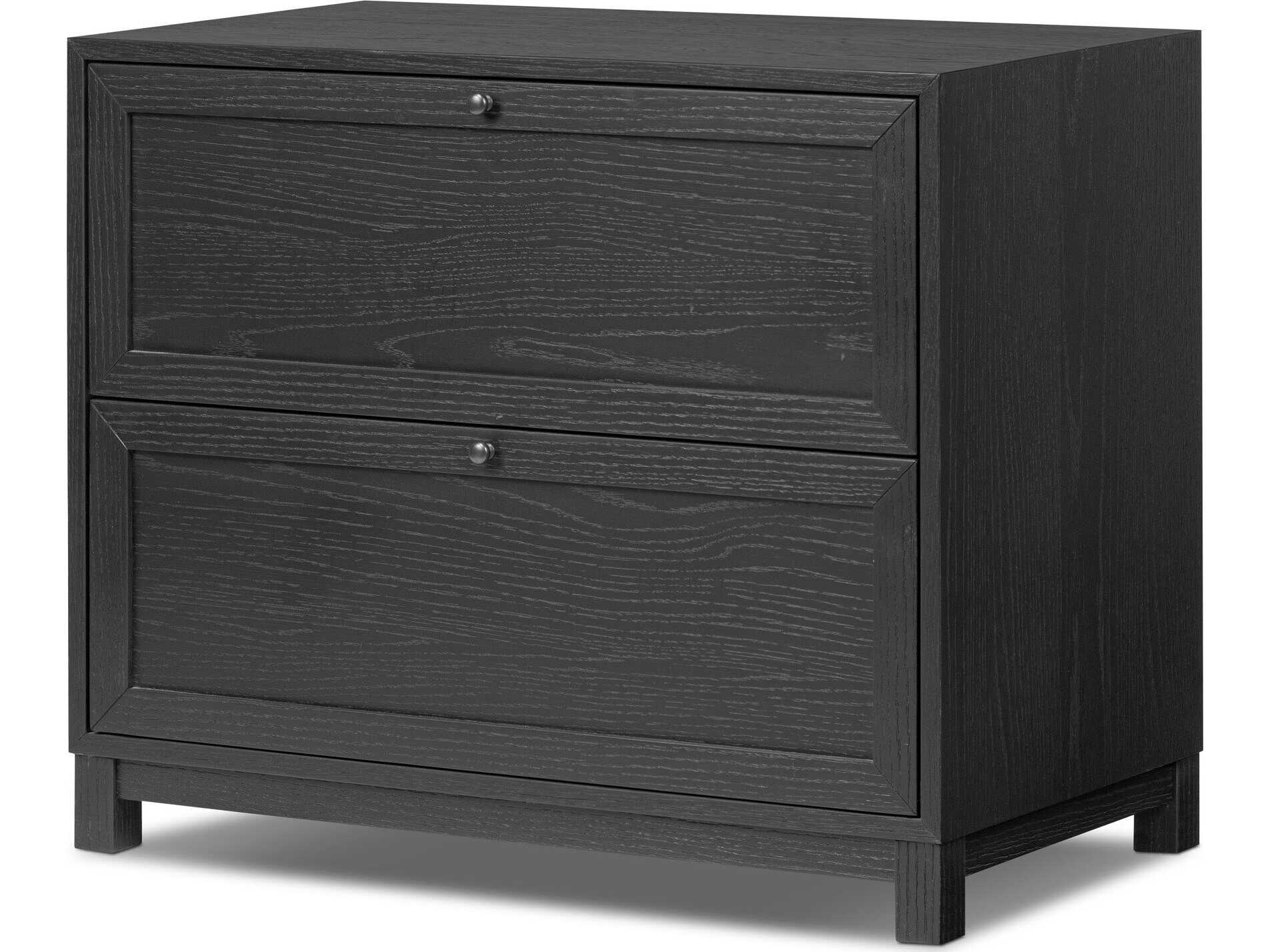 Four Hands Irondale Millie 2-Drawers Oak Wood Nightstand
