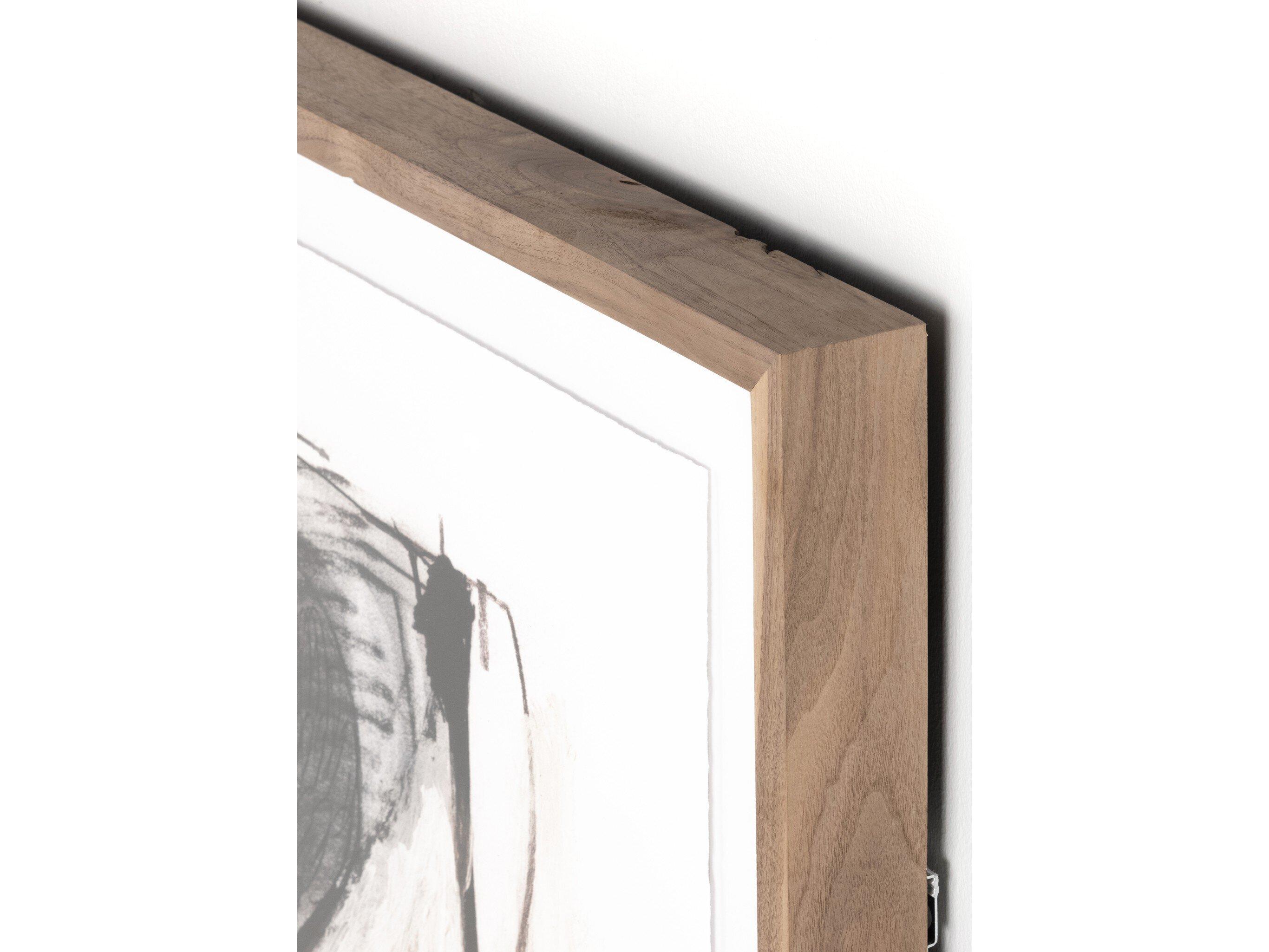 Four Hands Art Studio Rustic Walnut Mixed Media By Dan Hobday Wall Art