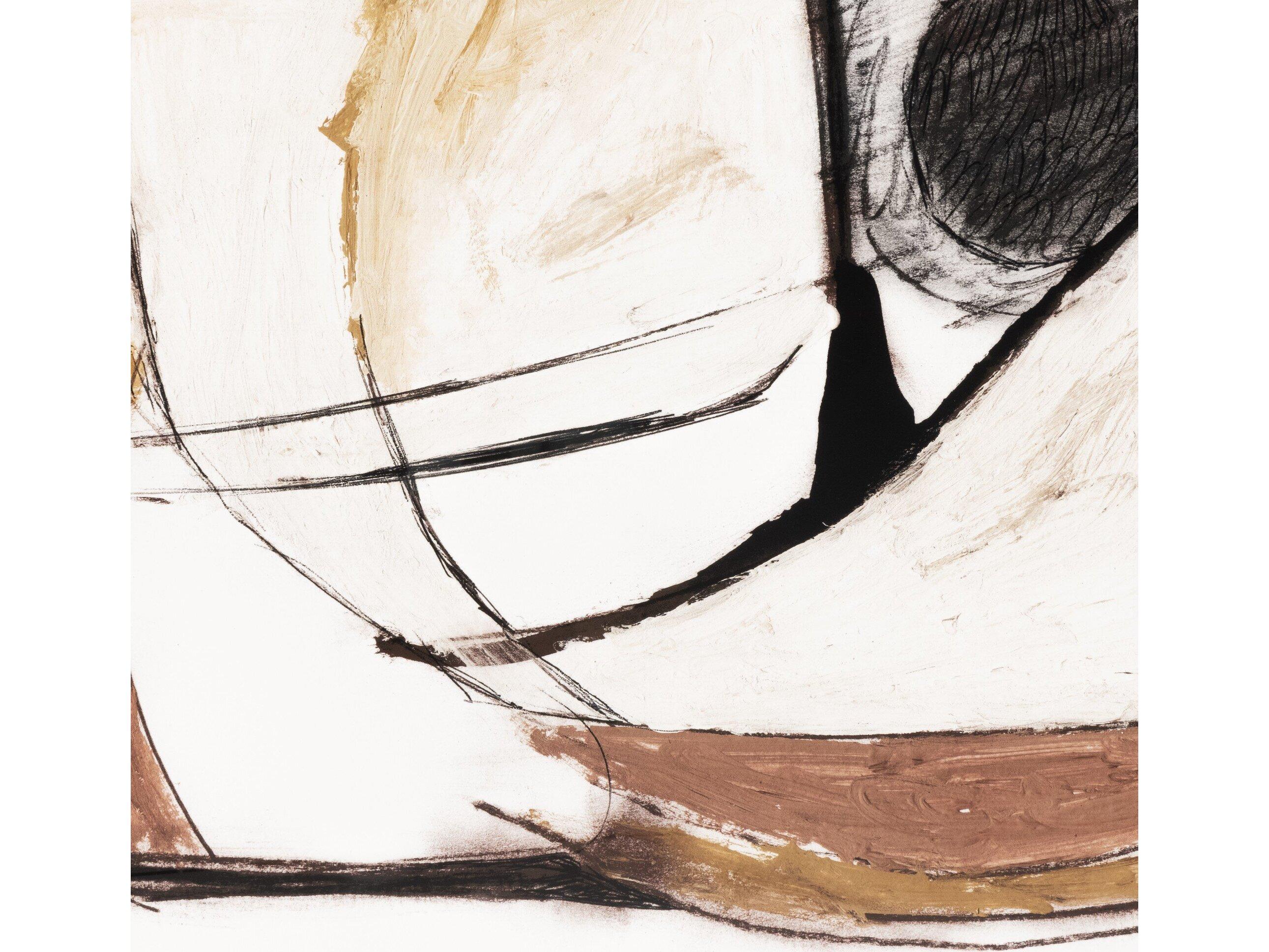 Four Hands Art Studio Rustic Walnut Mixed Media By Dan Hobday Wall Art