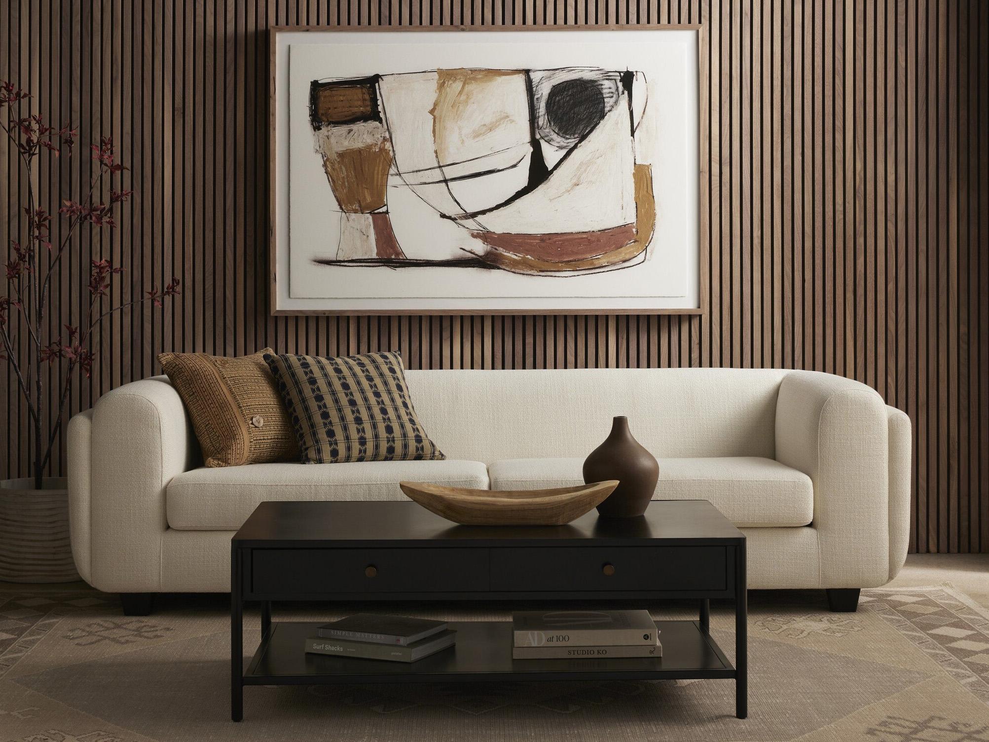 Four Hands Art Studio Rustic Walnut Mixed Media By Dan Hobday Wall Art