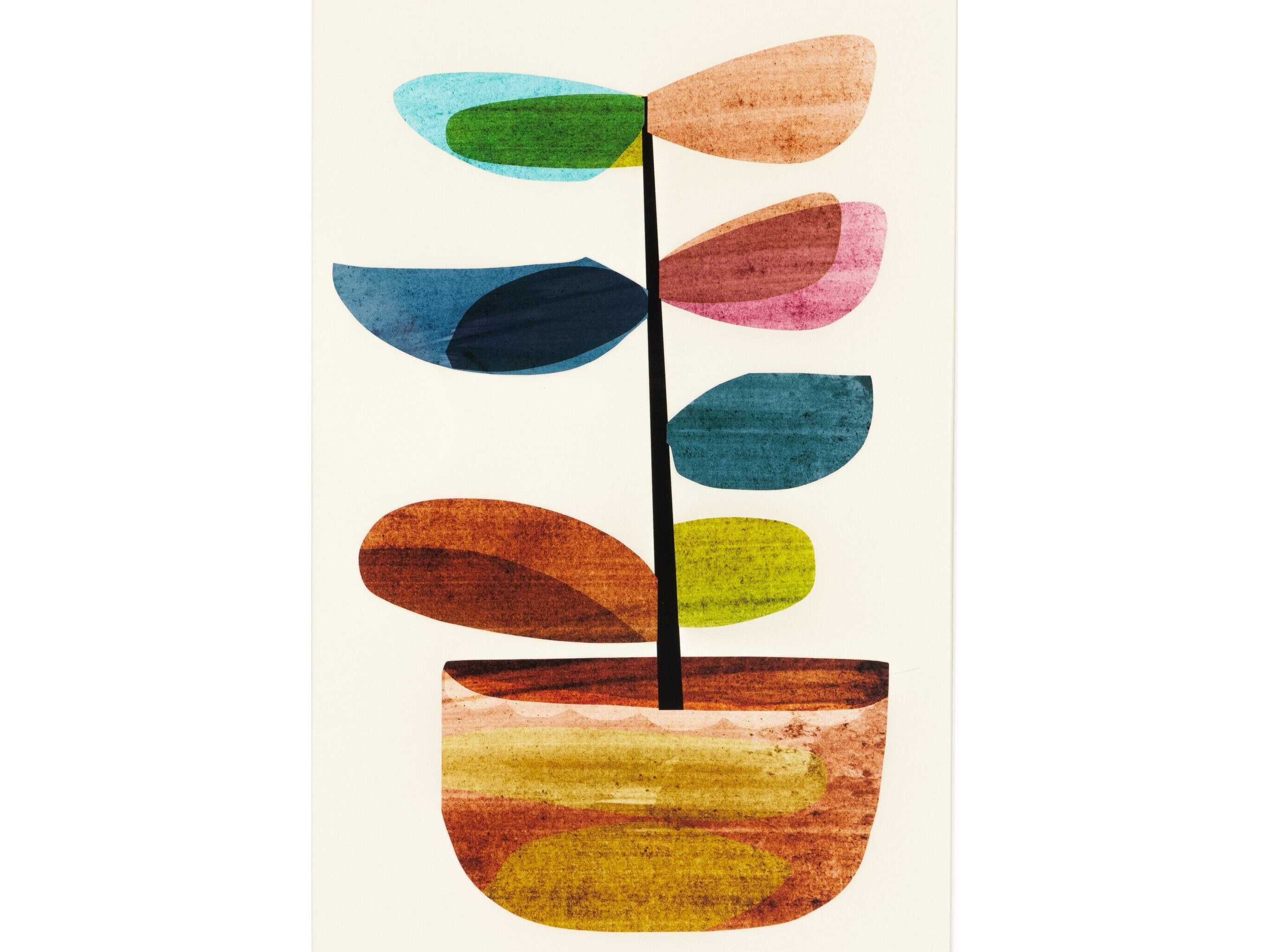 Four Hands Art Studio Pot Plant-II By Dan Hobday Wall Art