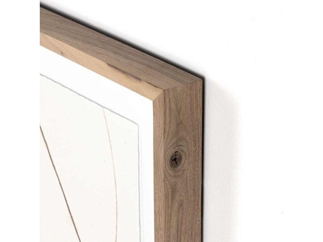 Four Hands Art Studio Minimod 1 + Minimod 2 by Dan Hobday Rustic Walnut  Canvas Wall Art