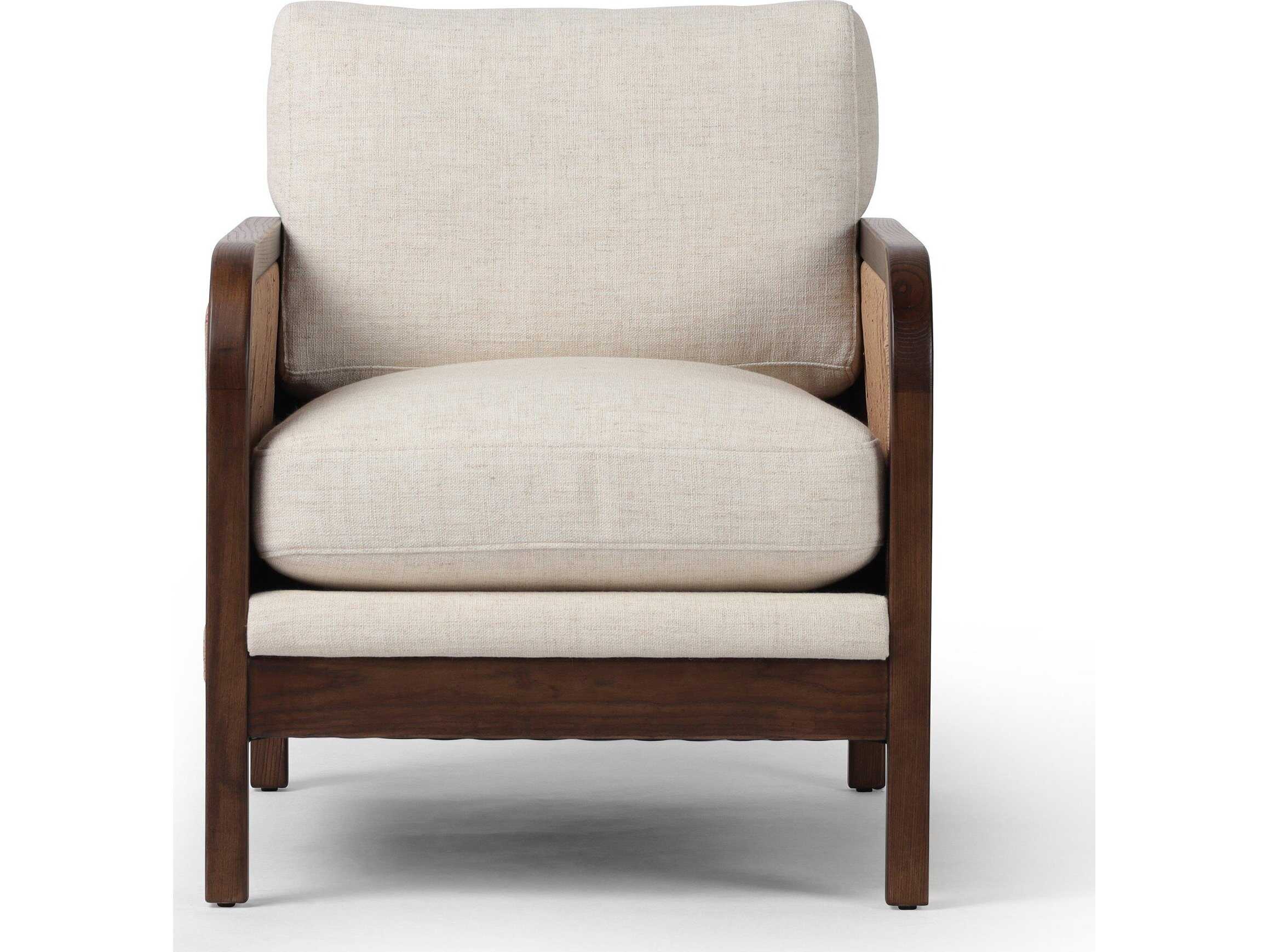 Four Hands Allston Kalani Brown Fabric Accent Chair