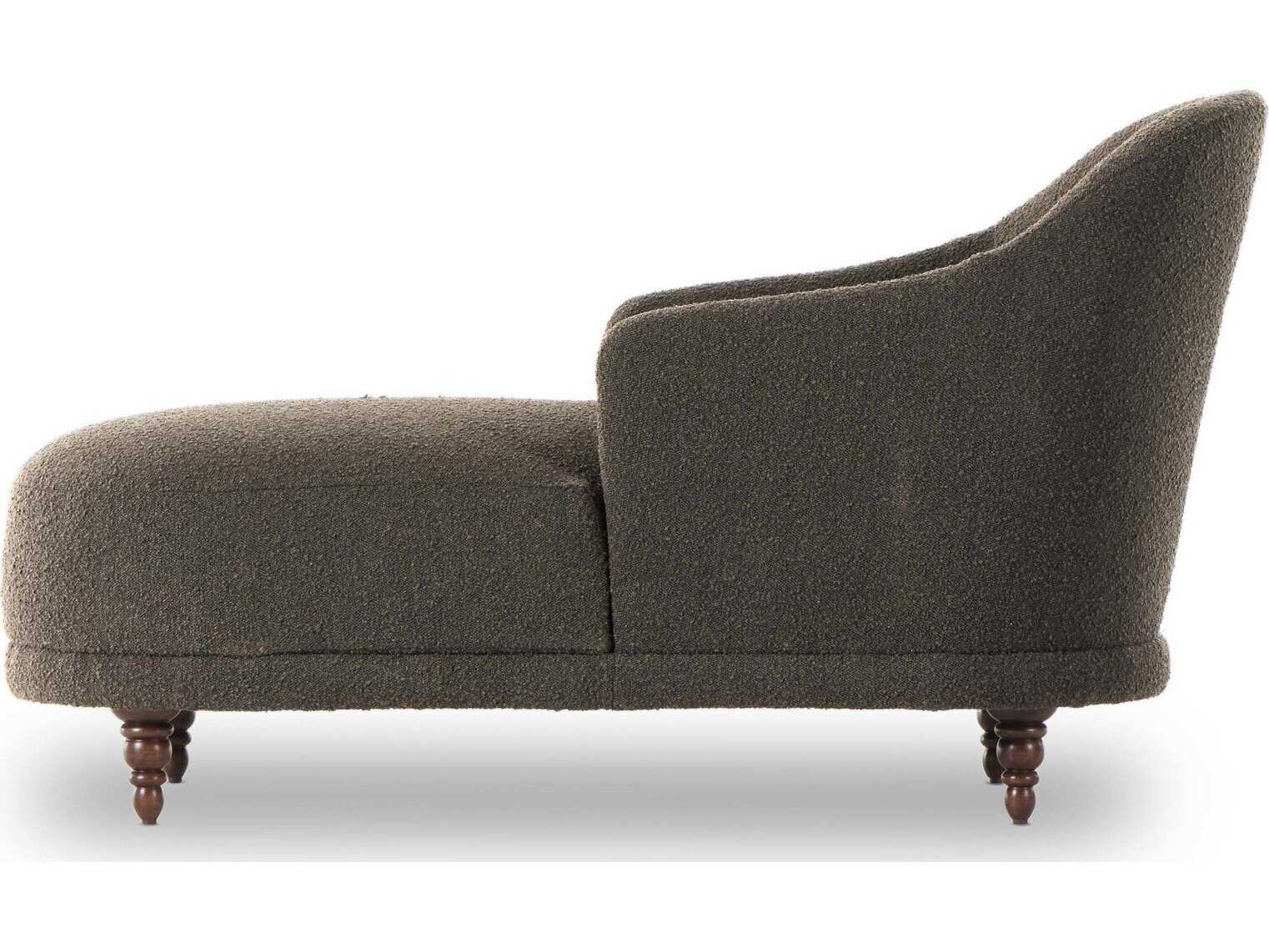 Four Hands Centrale Marnie Knoll Mink Chaise Lounge
