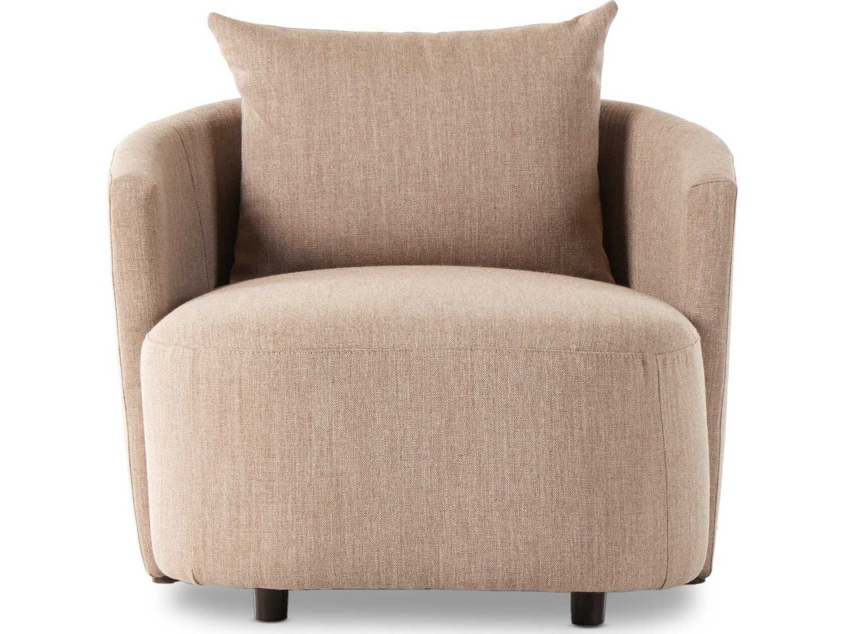 Four Hands Centrale Farrah Alcala Fawn Upholstered Chaise Lounge