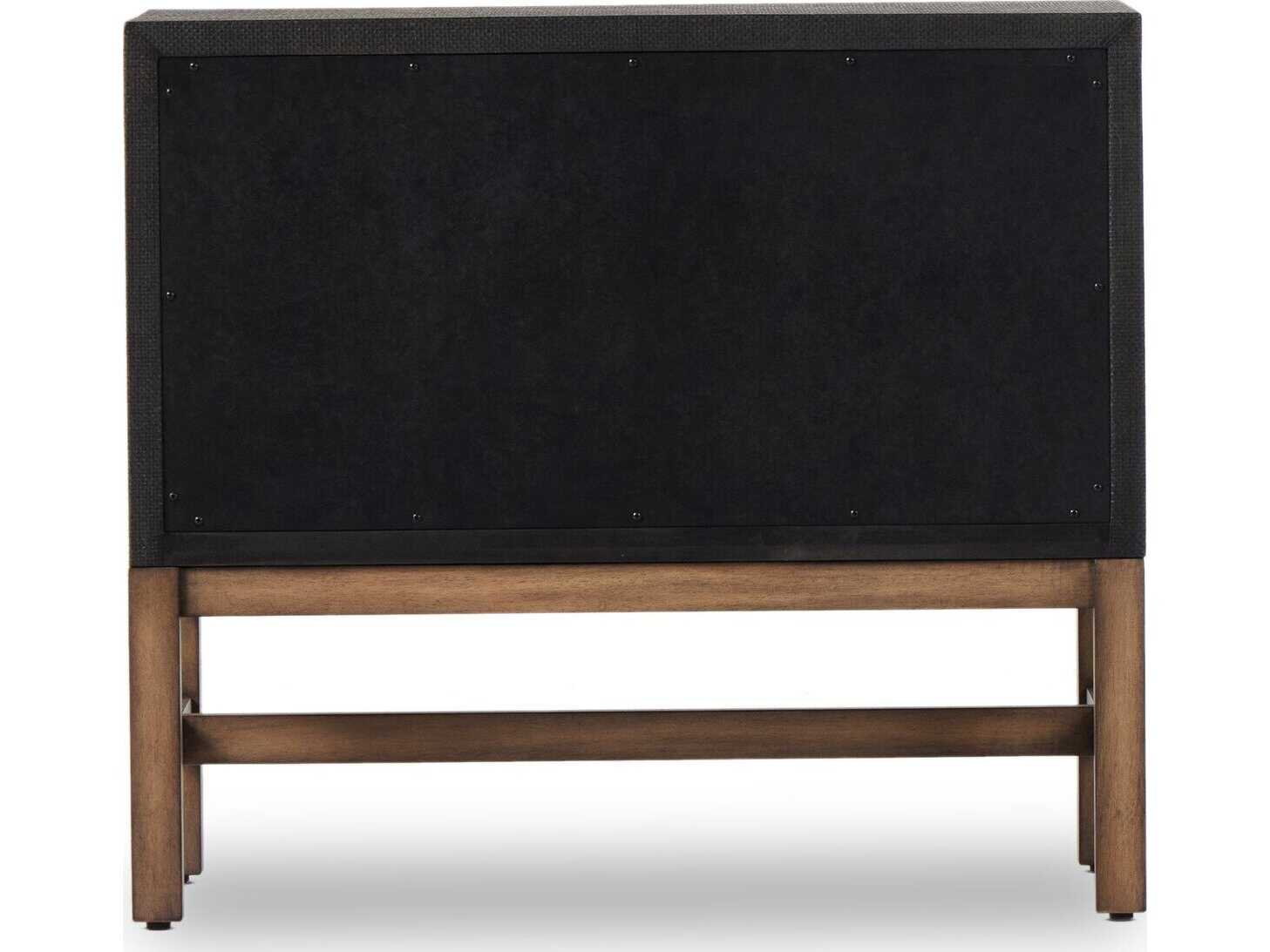 Luxecor Globetrotter Fiona 2-Drawers Mahogany Wood Nightstand