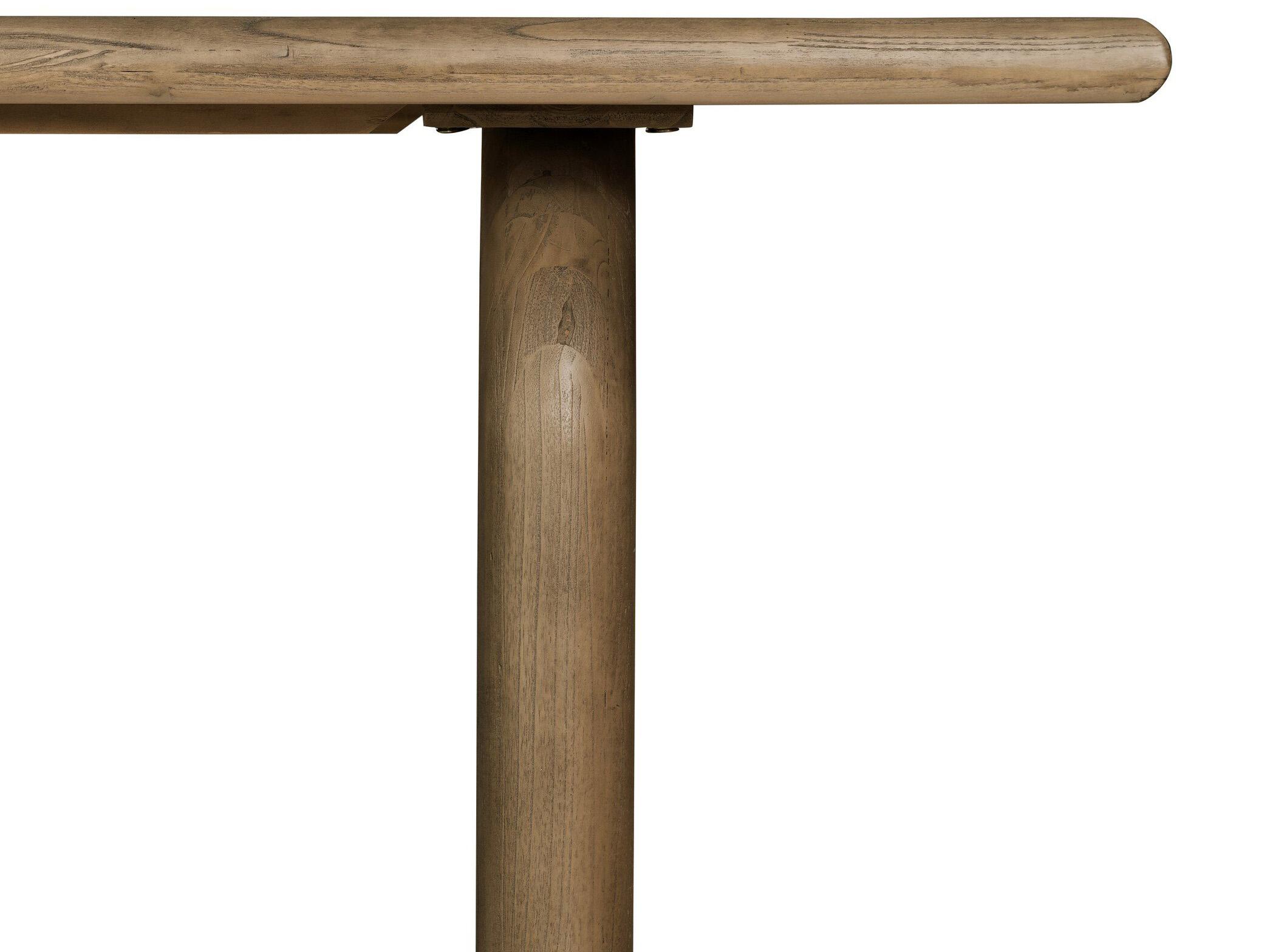 Four Hands Thompson Sorrento Rectangular Wood Aged Drift Mindi Dining Table