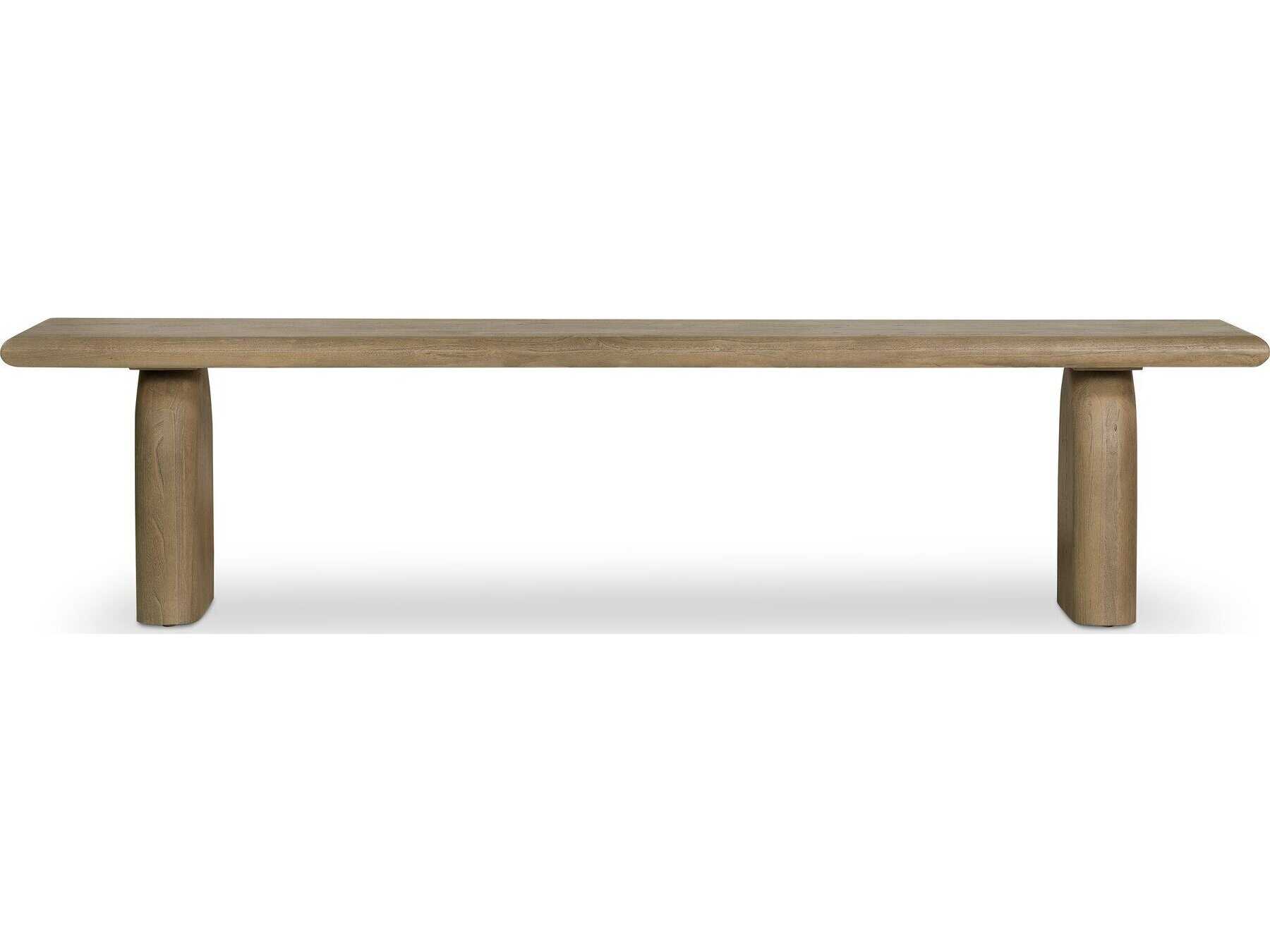 Four Hands Thompson Aged Drift Mindi Brown Accent Bench