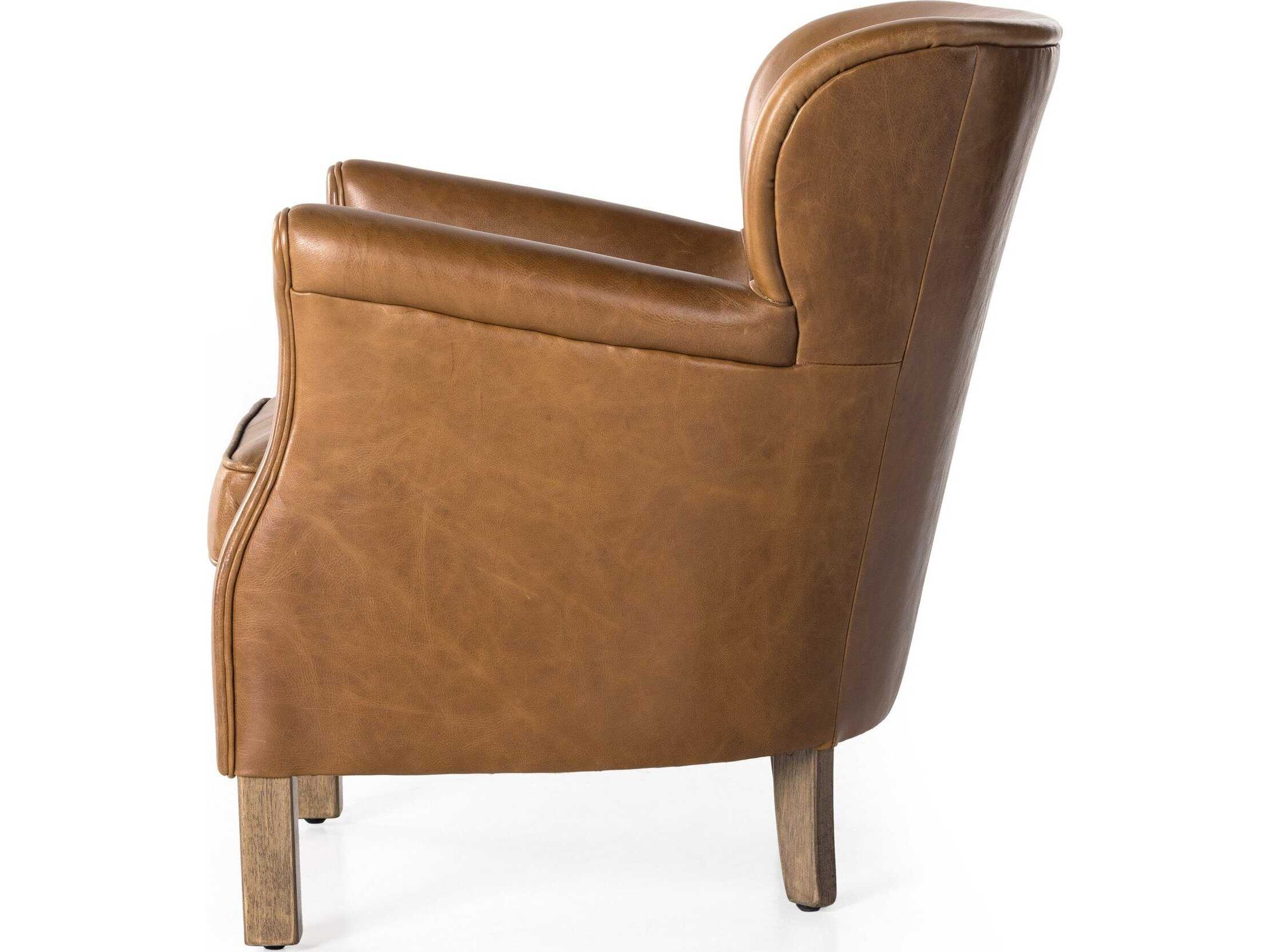 Four Hands Carnegie Wycliffe Vintage Soft Camel Chair