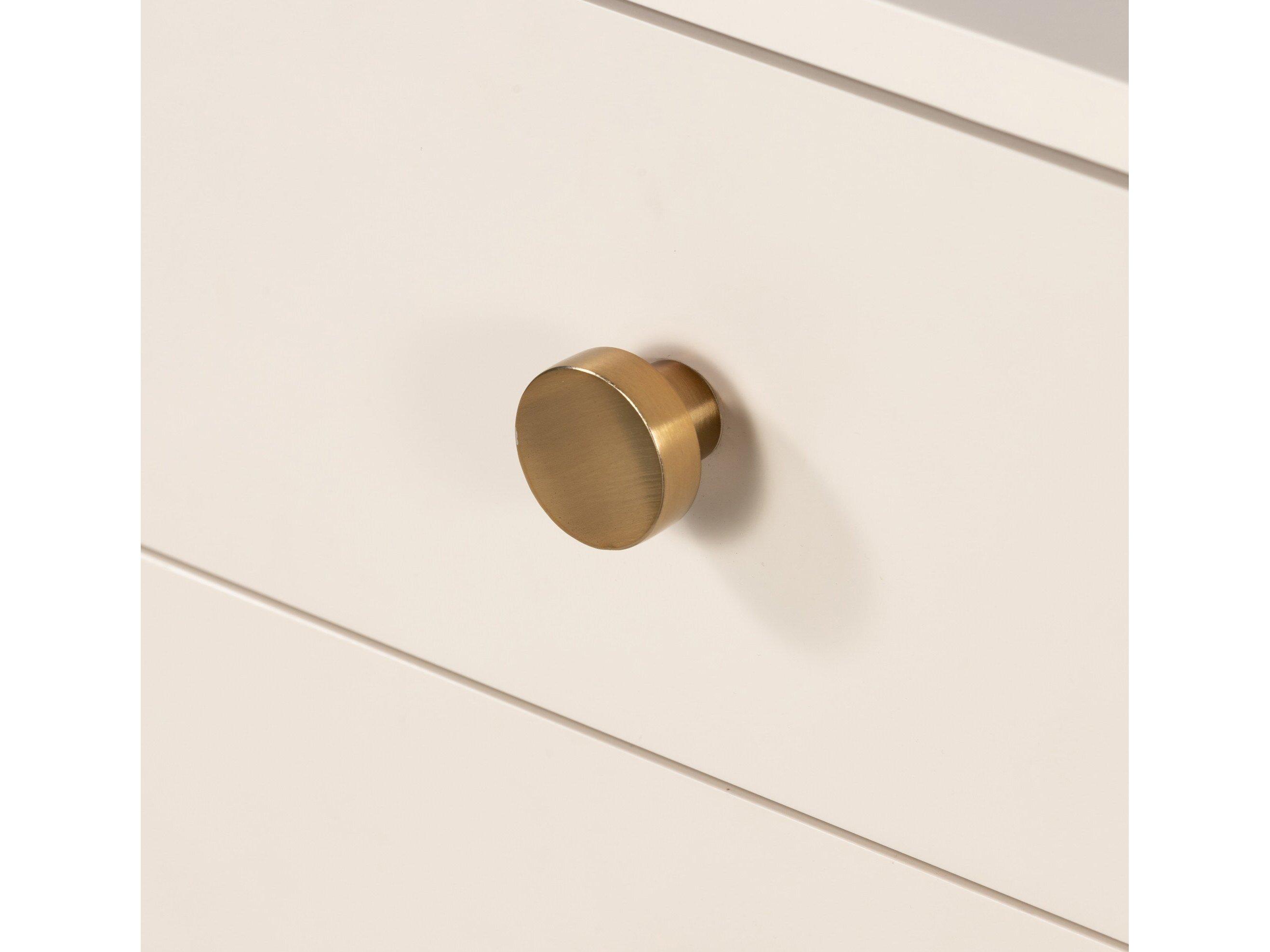 Four Hands Belfast Van Matte Alabaster Hardwood Rectangular Nightstand