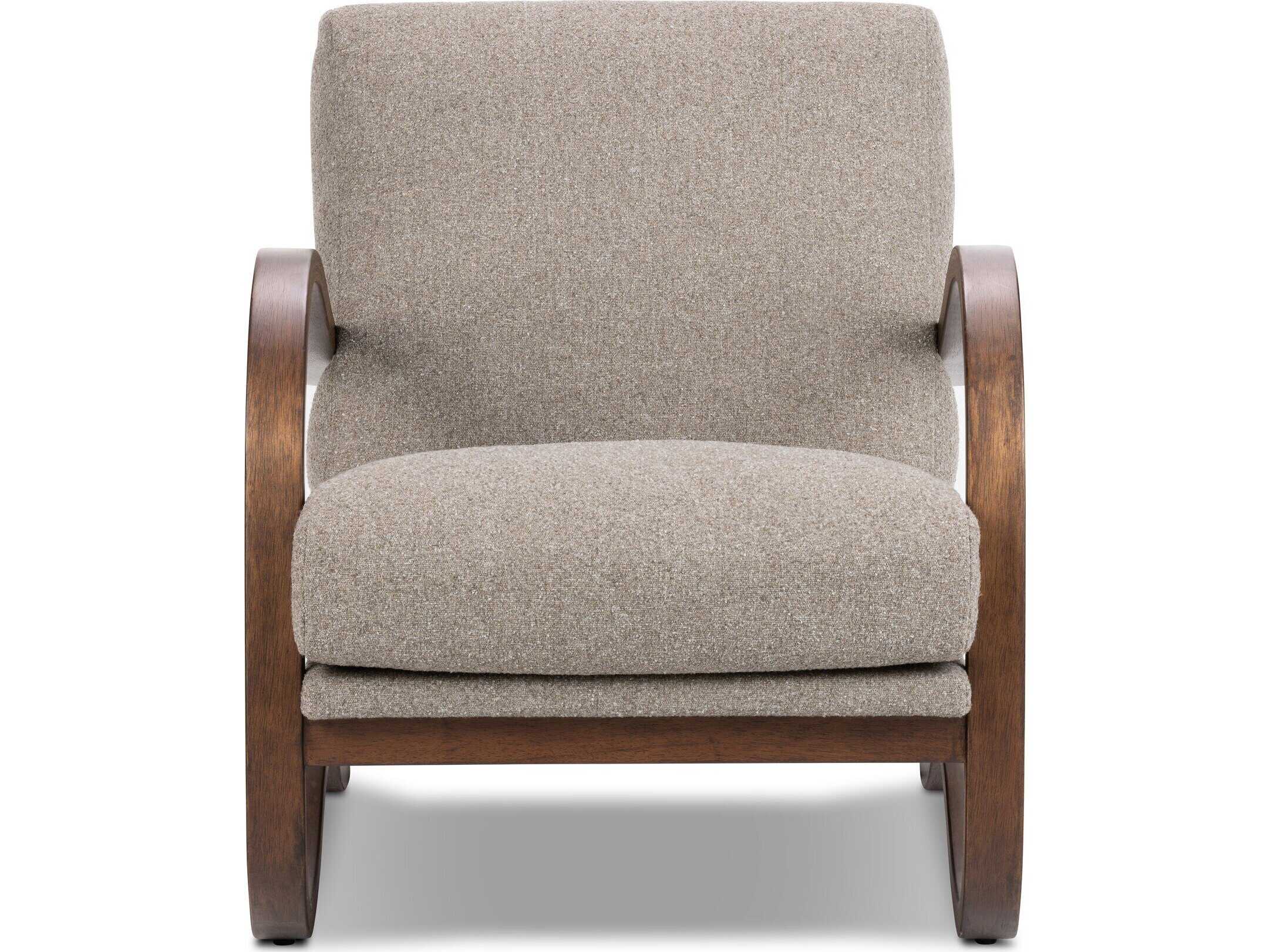 Four Hands Bolton Paxon Gray Fabric Accent Chair