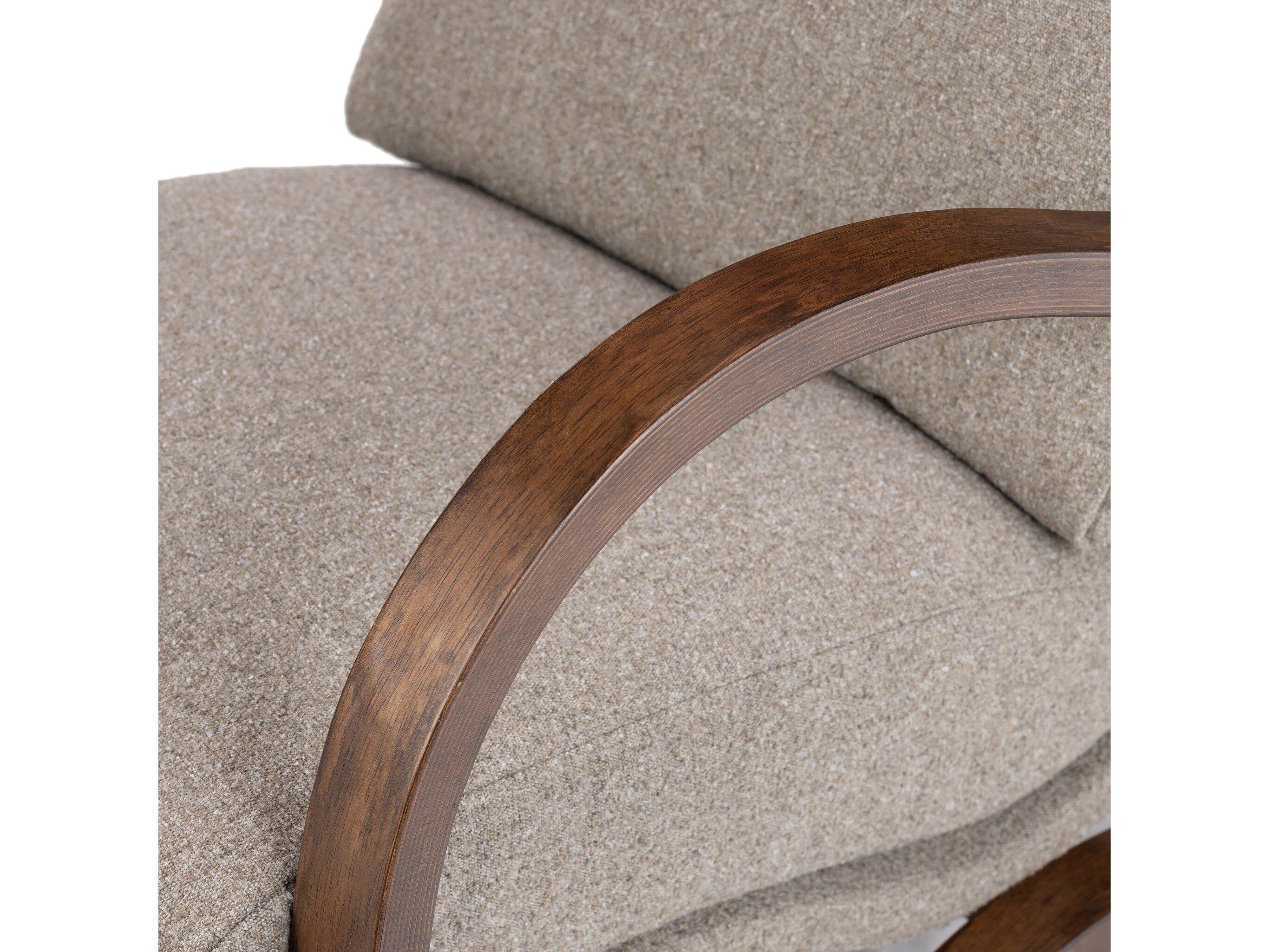 Four Hands Bolton Paxon Gray Fabric Accent Chair