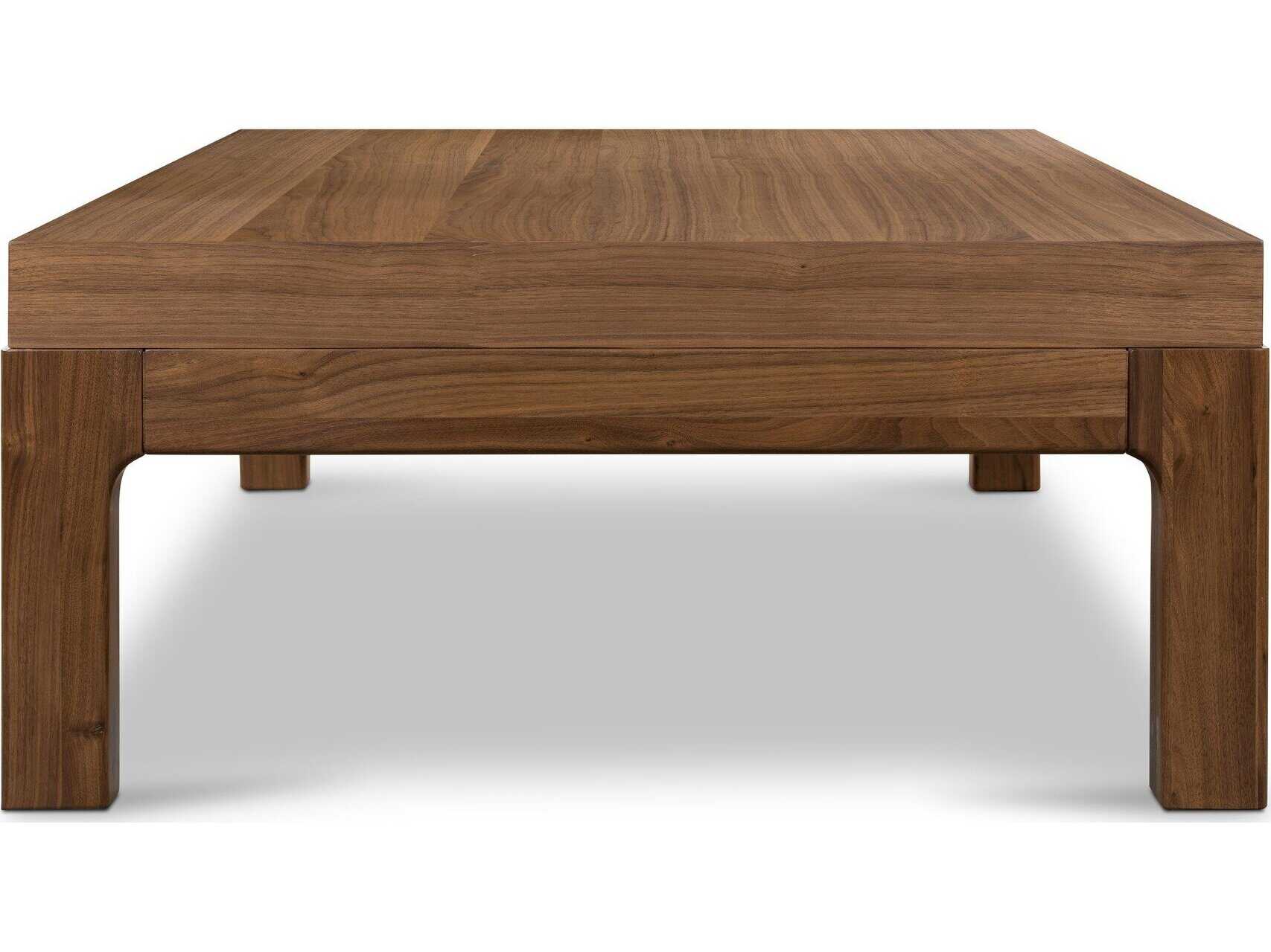 Four Hands Wallis Arturo Rectangular Wood Natural Walnut Coffee Table