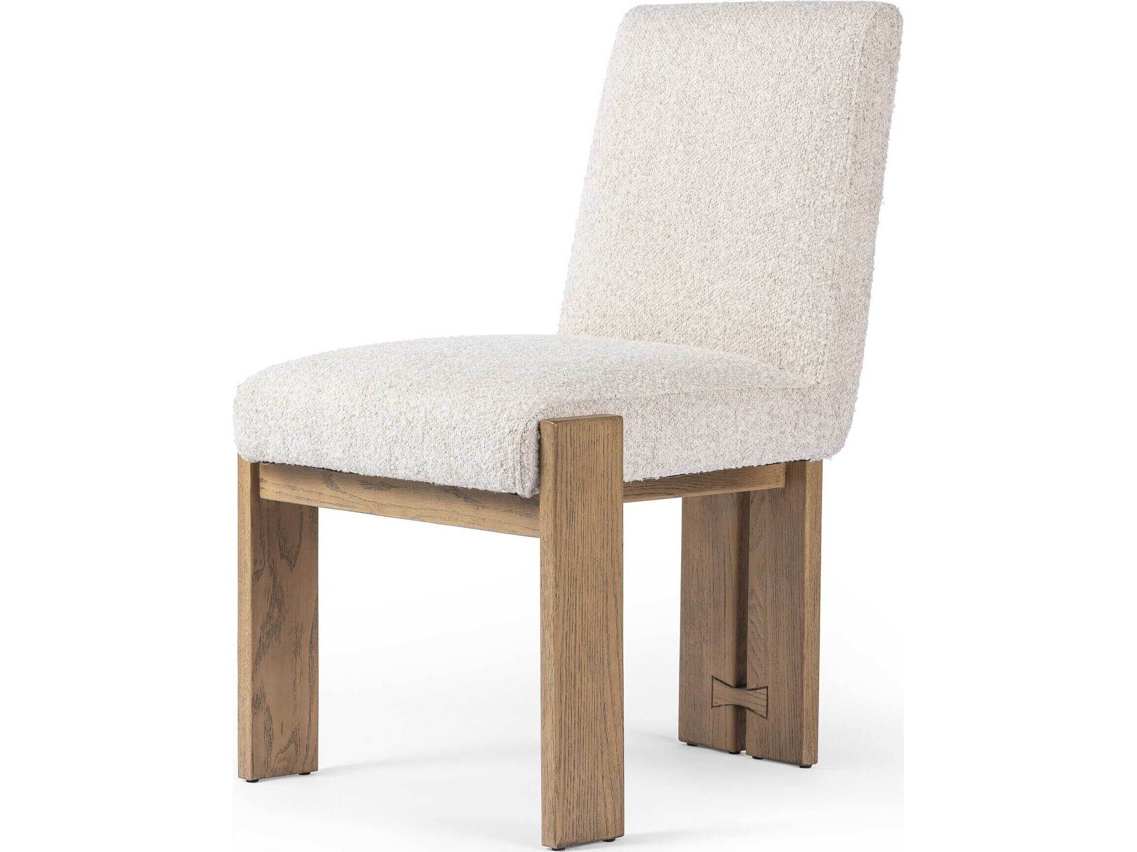 Four Hands Ashford Roxy Somerton Ash Upholstered Oak Wood Dining Chair