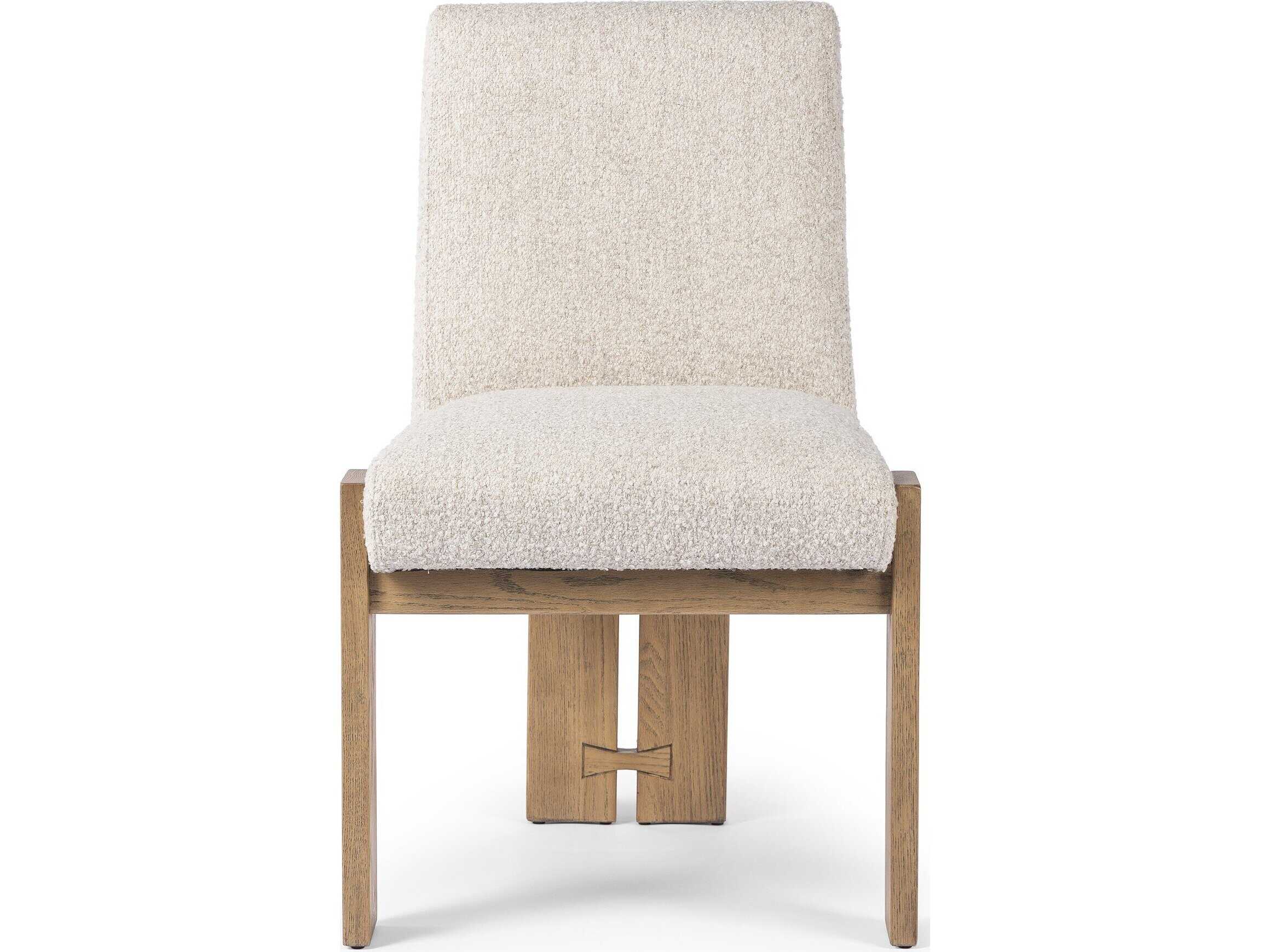 Four Hands Ashford Roxy Somerton Ash Upholstered Oak Wood Dining Chair