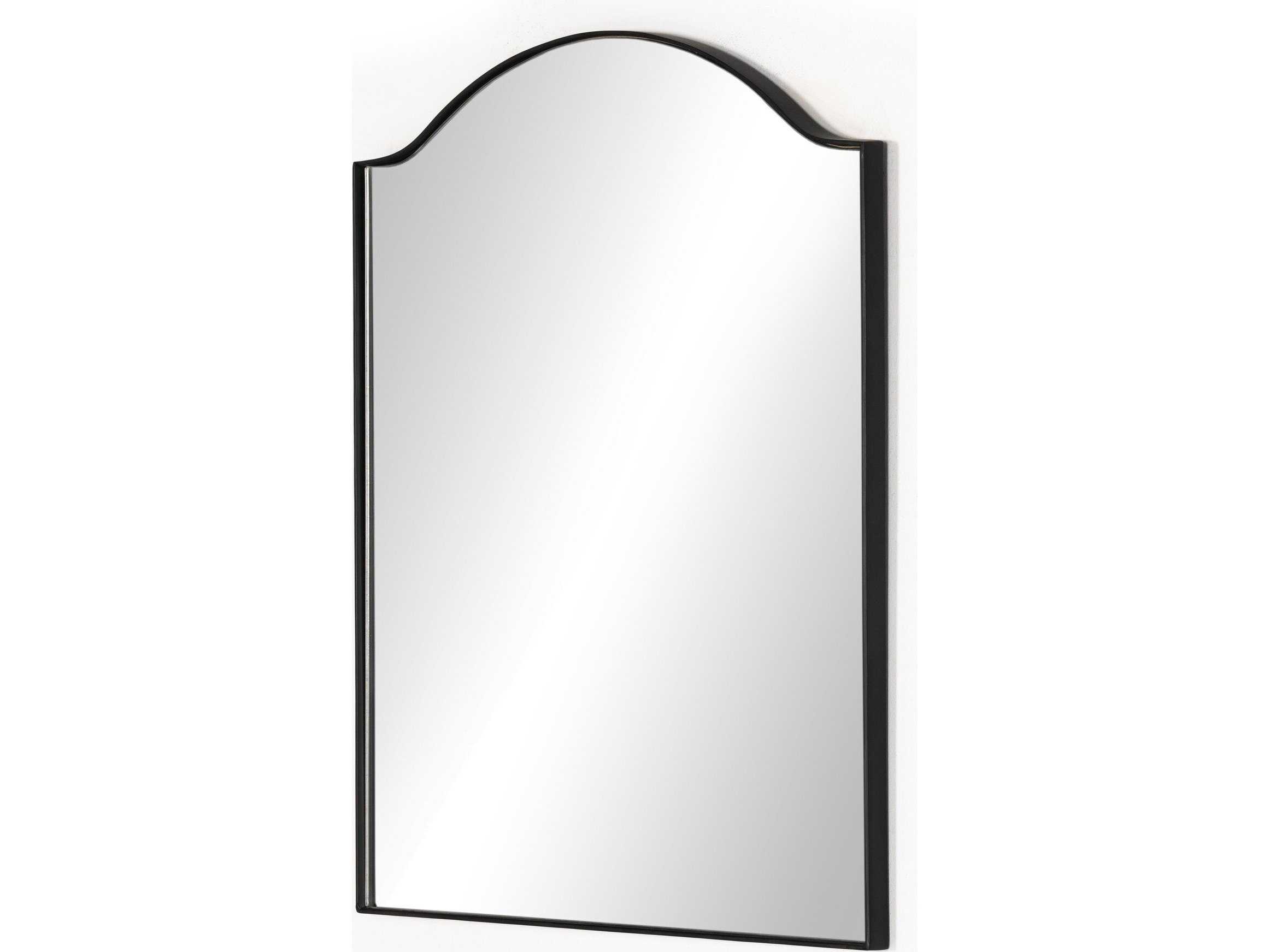 Four Hands Asher Jacques Gunmetal  Small Mirror