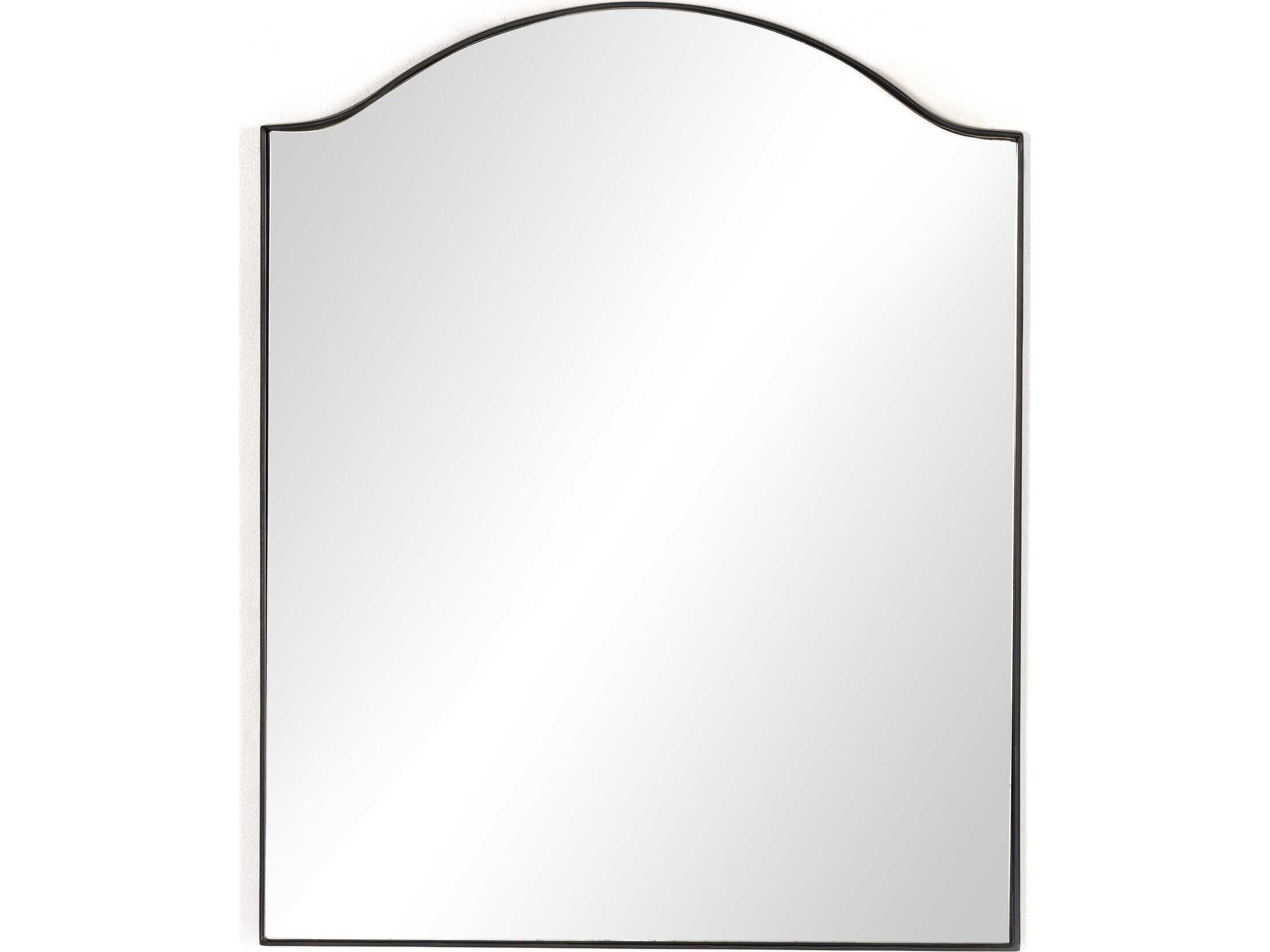 Four Hands Asher Jacques Gunmetal  Small Mirror