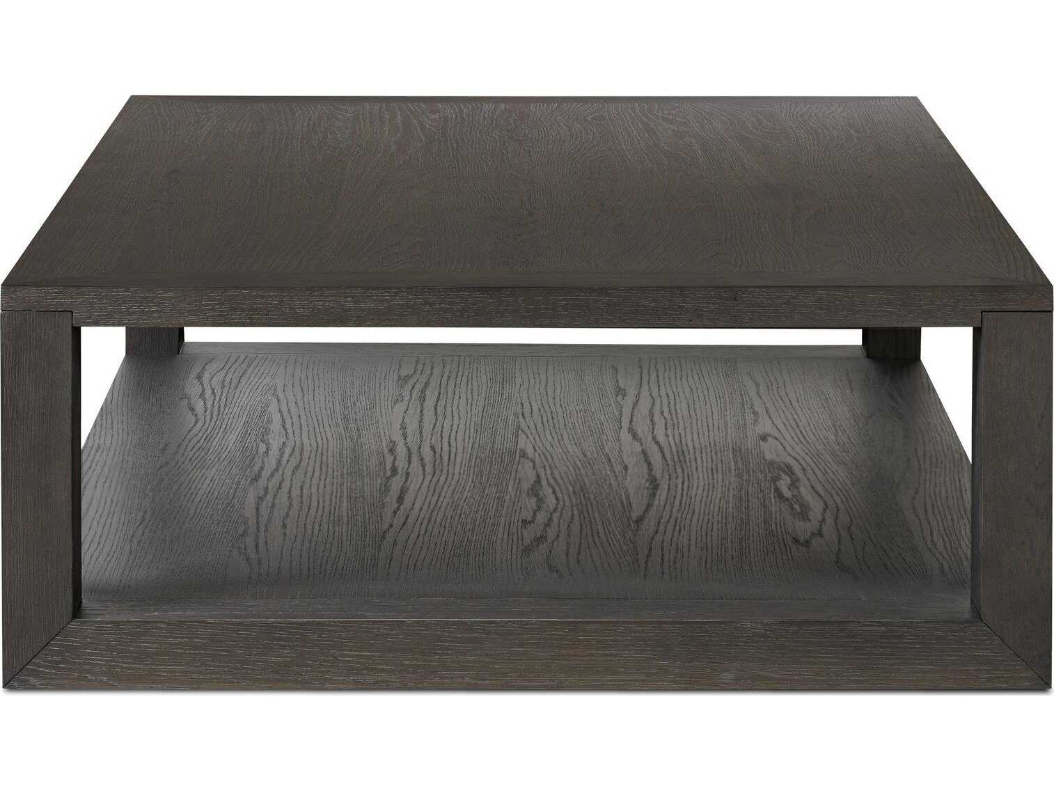 Four Hands Irondale Thomas Dark Anthracite Oak Veneer Rectangular Wood Coffee Table