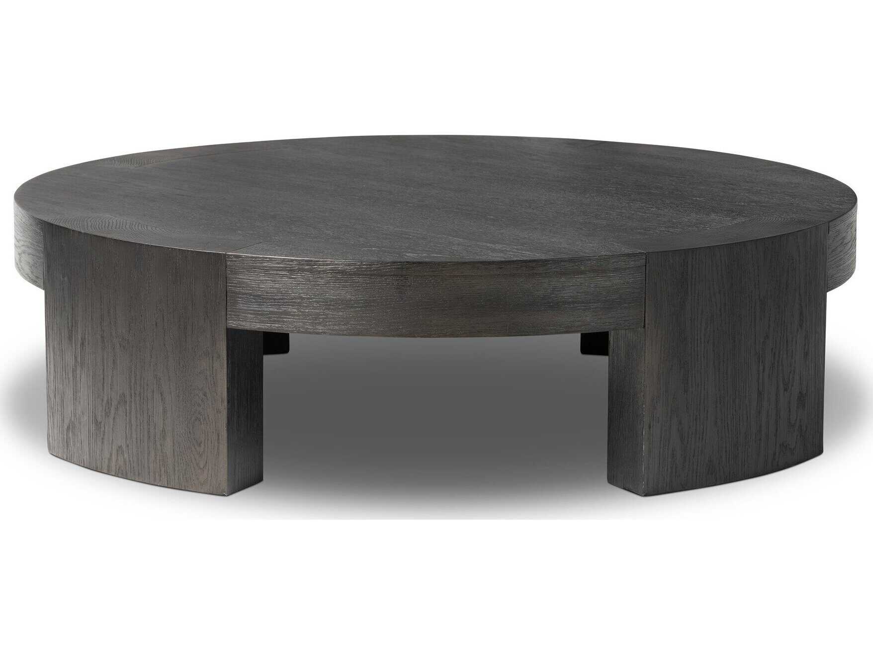 Four Hands Irondale Sheffield Charcoal Oak Veneer Coffee Table