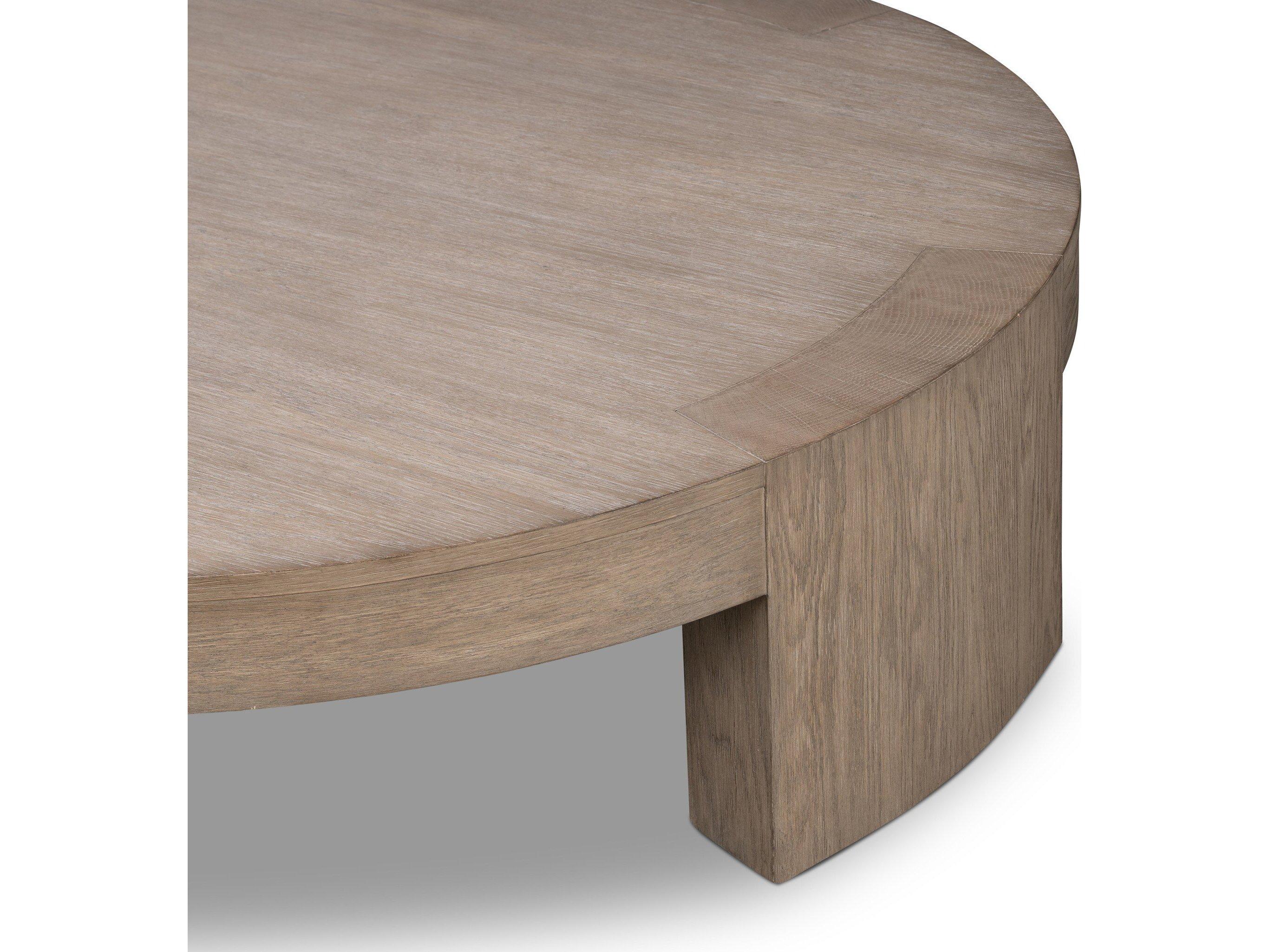 Four Hands Irondale Sheffield Warm Natural Flat Oak Veneer Coffee Table