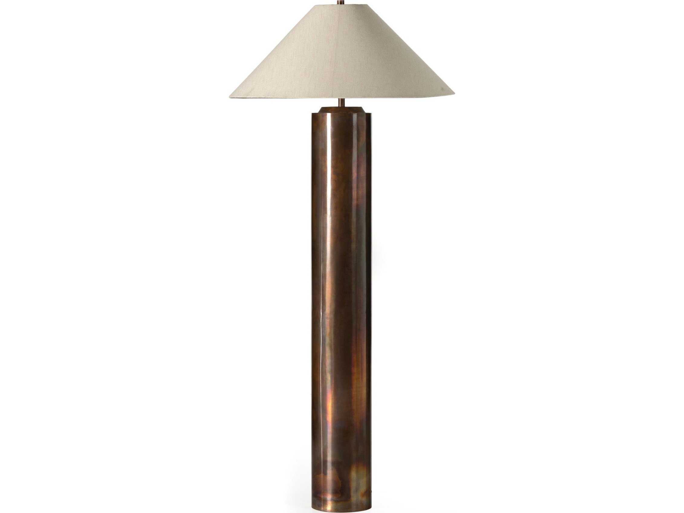 Four Hands Asher Seaton Iridescent Acid Wash Floor Lamp