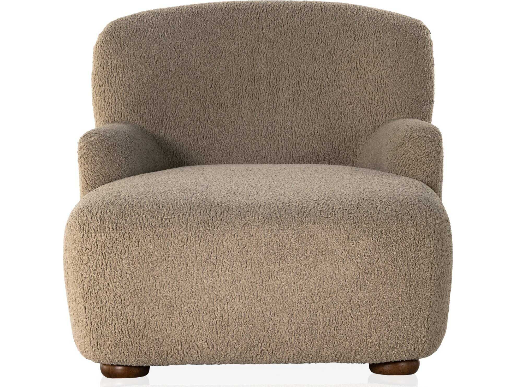 Four Hands Norwood Kadon Sheepskin Camel Chaise Lounge