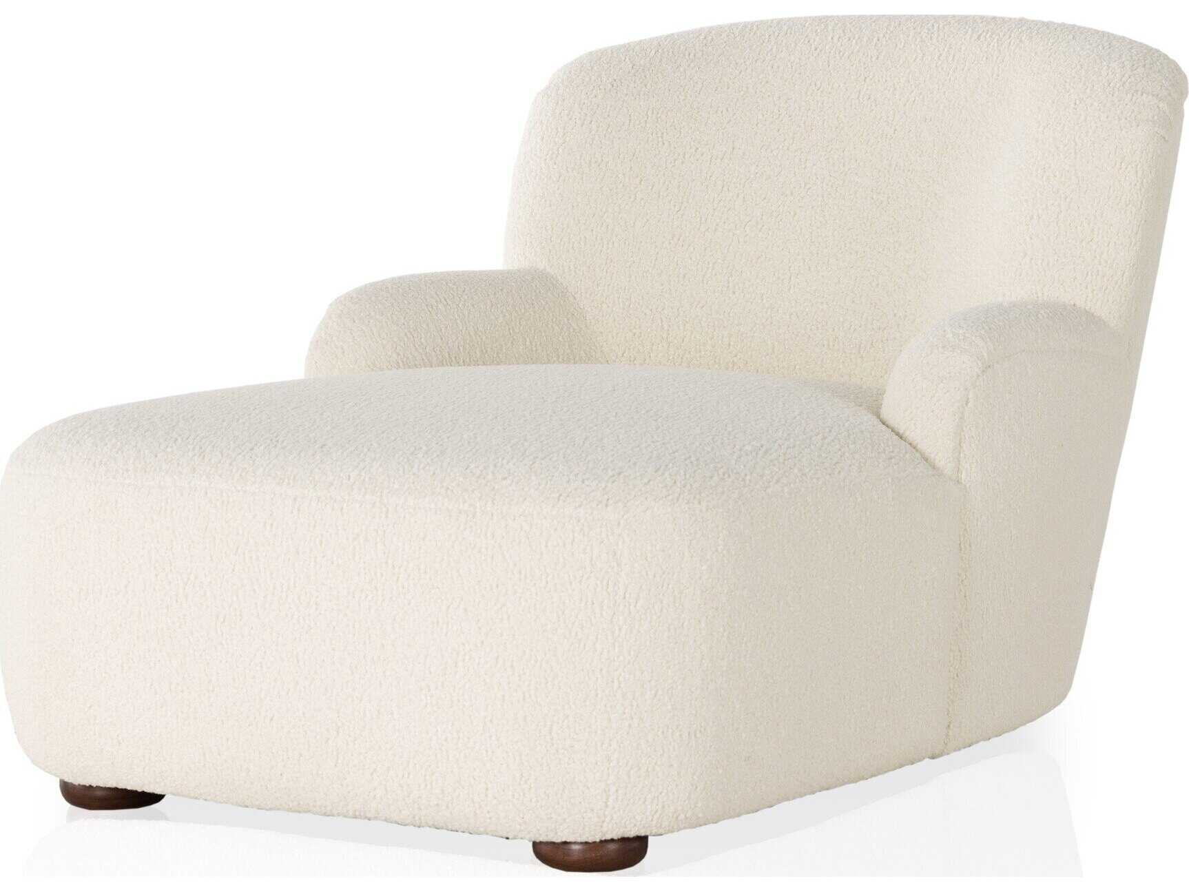 Four Hands Norwood Kadon Sheepskin Natural Chaise Lounge
