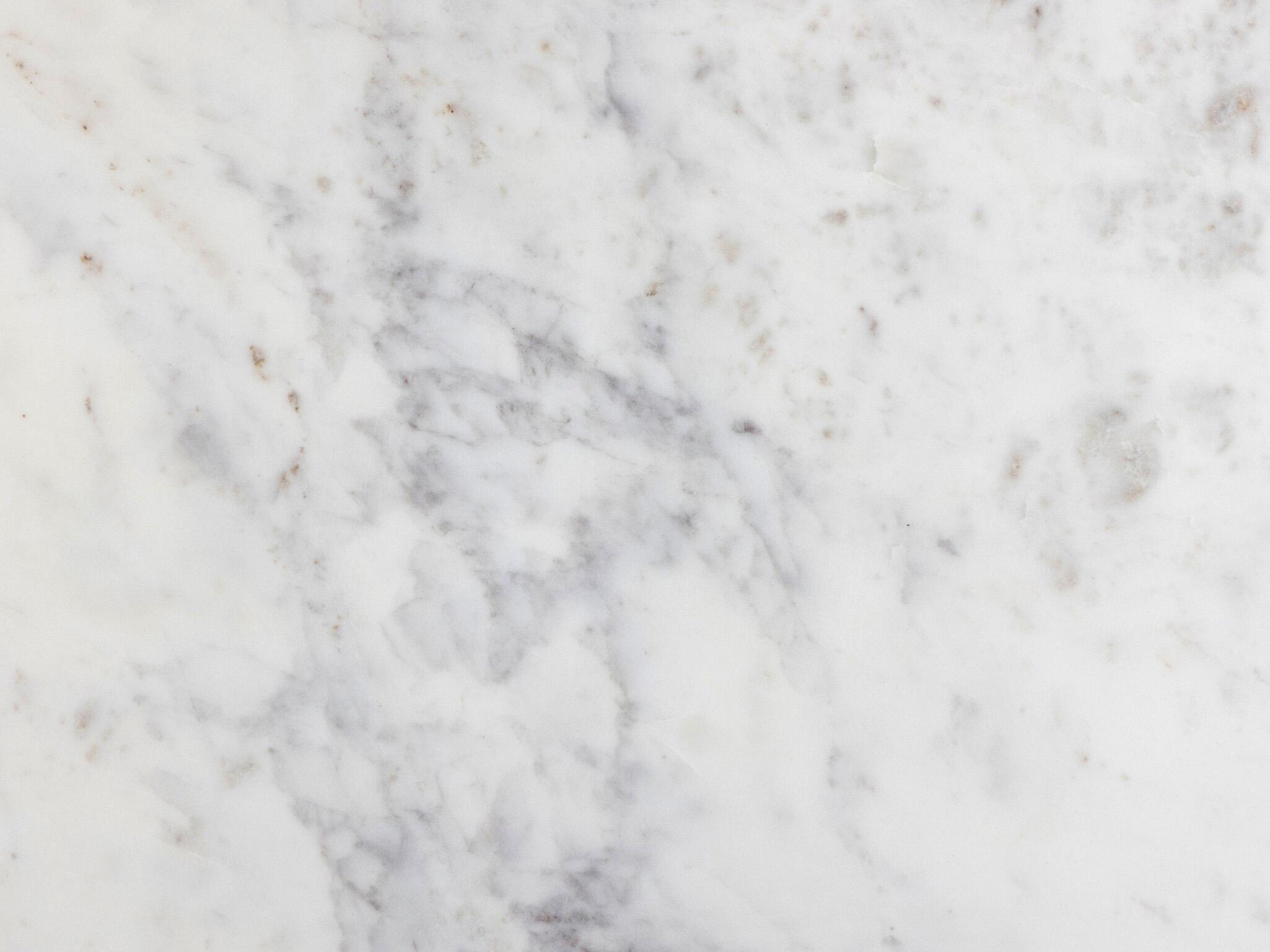 Four Hands Leighton Round White Marble Light Blonde Oak Dining Table