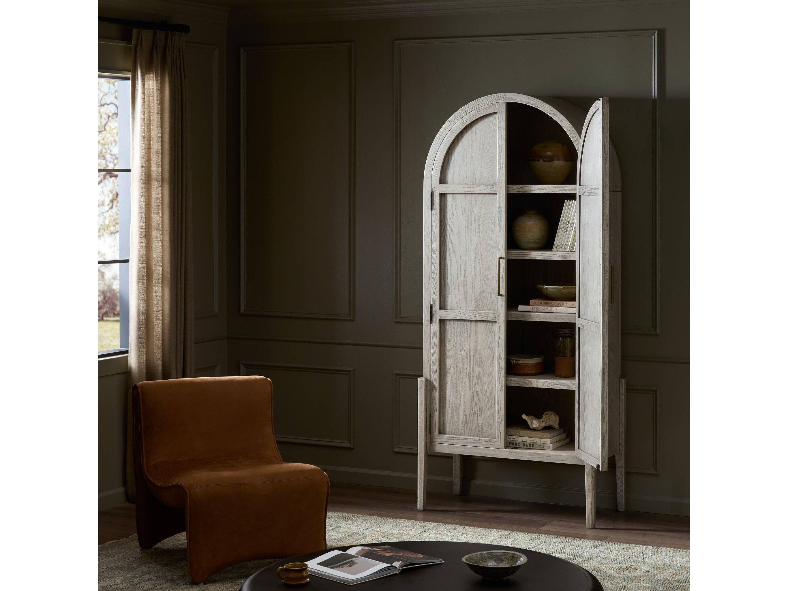 Four Hands Irondale Beige Oak Wood Accent Chest