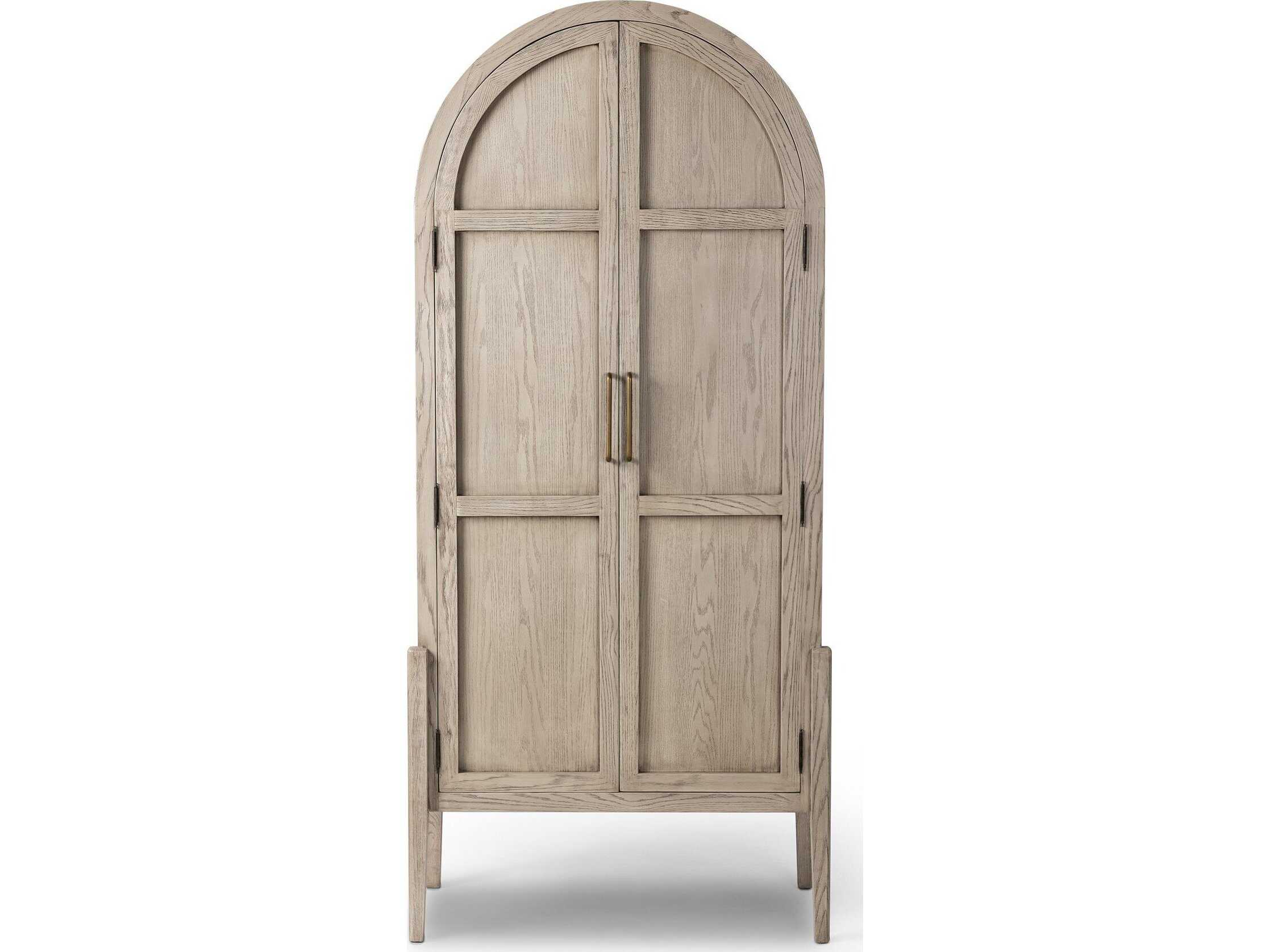 Four Hands Irondale Beige Oak Wood Accent Chest