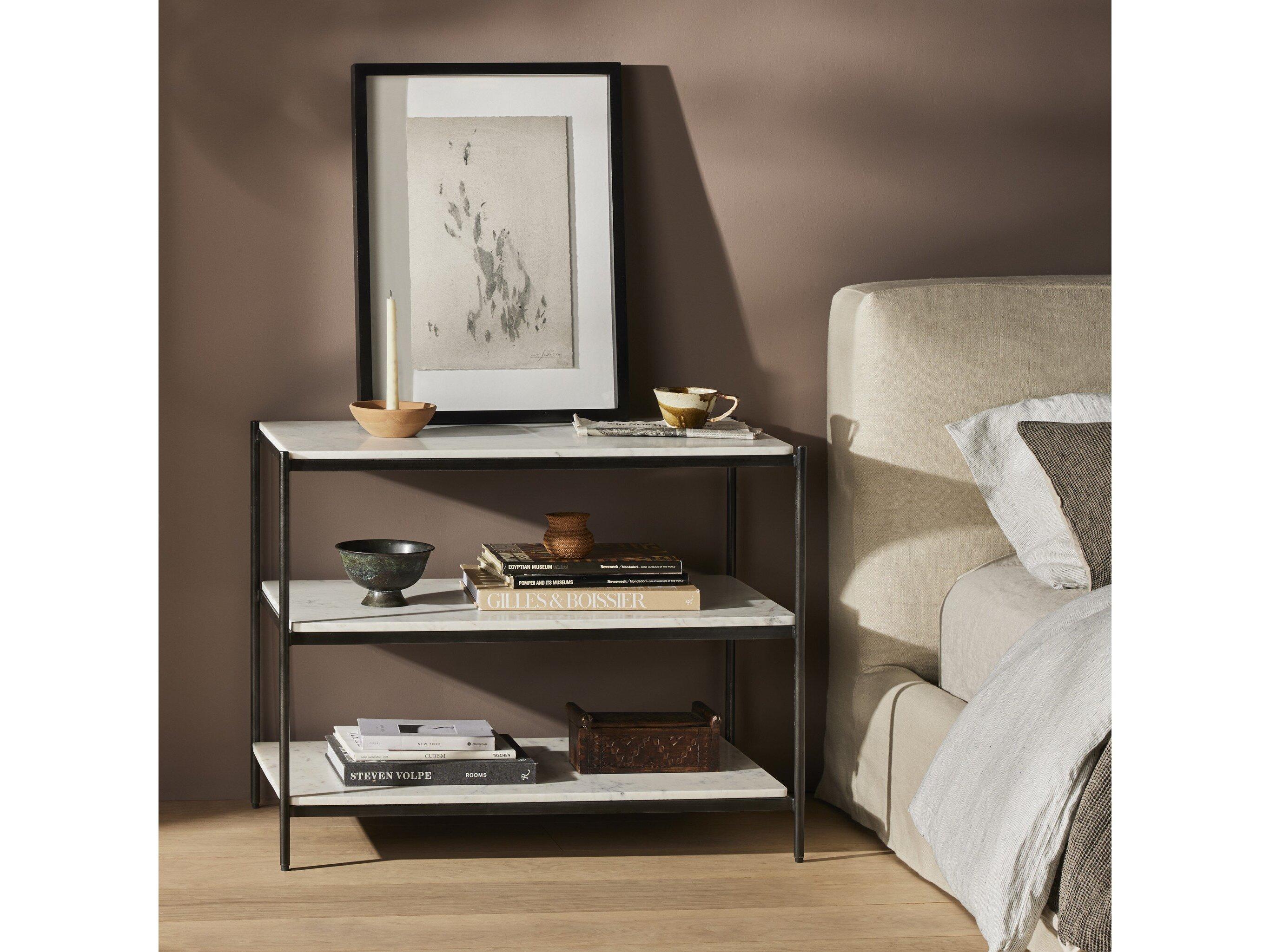 Four Hands Marlow Felix White Nightstand